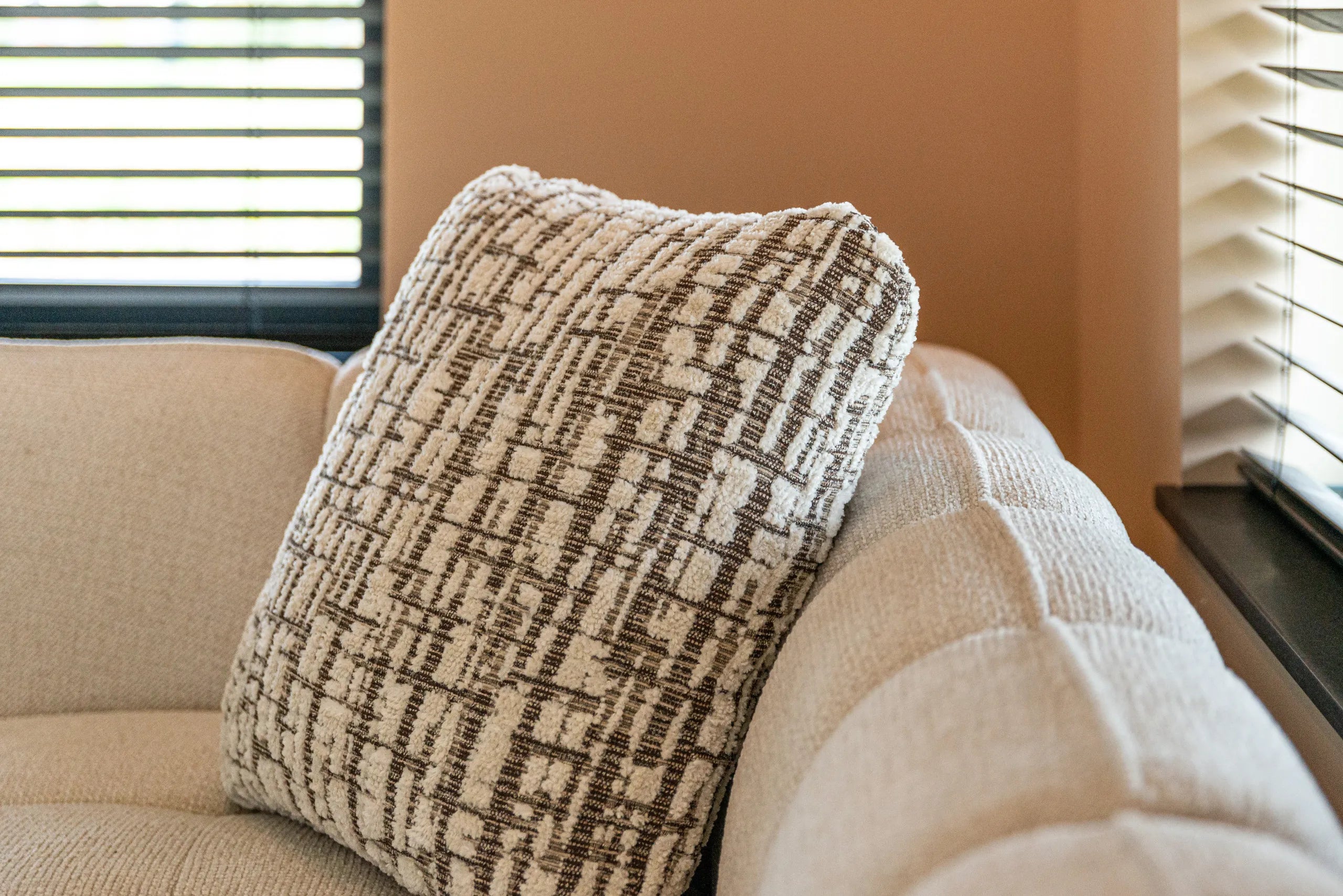 Richmond Interiors Oliv Cream Square Cushion 50X50