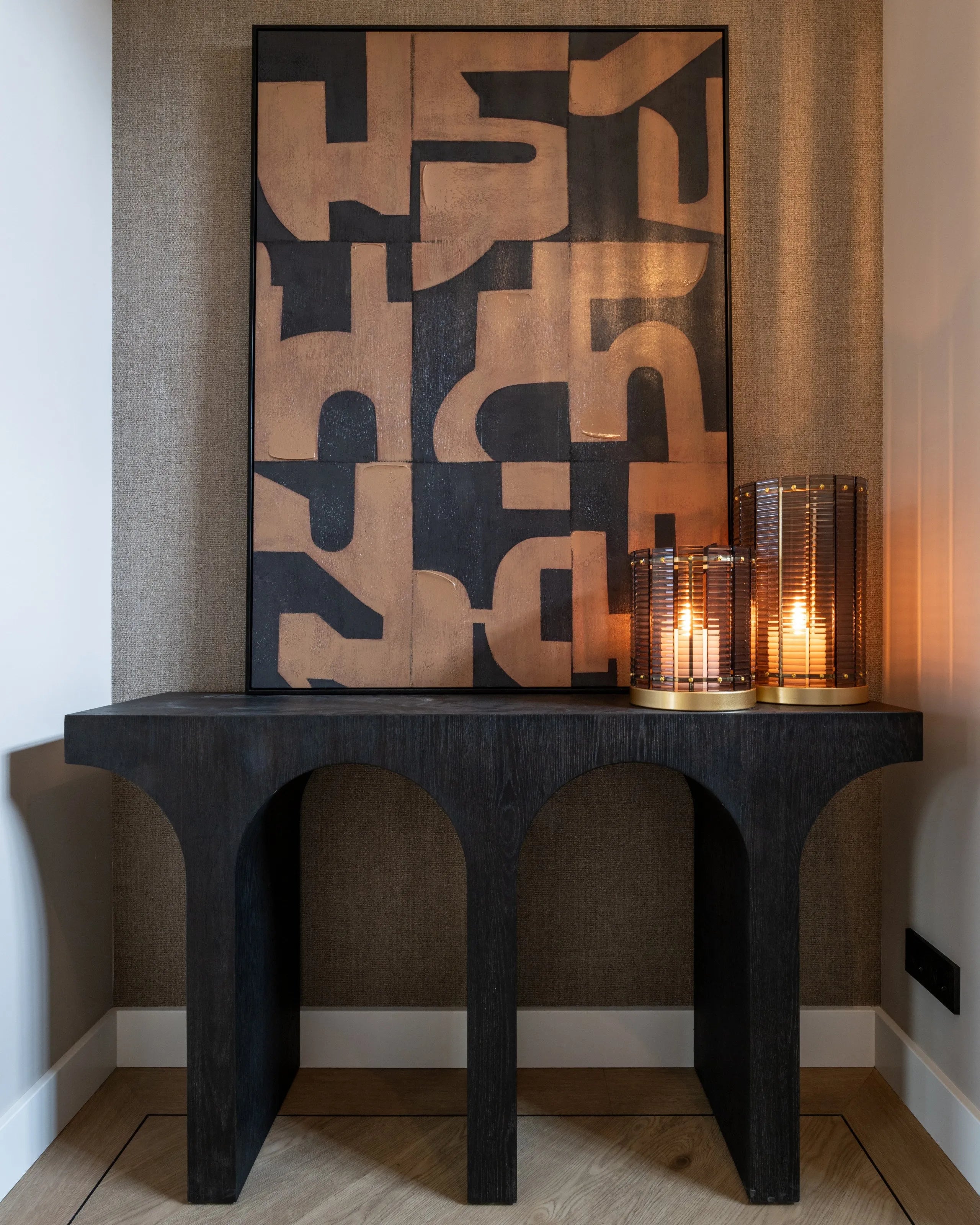 Richmond Interiors Cascade Brown Wall Art