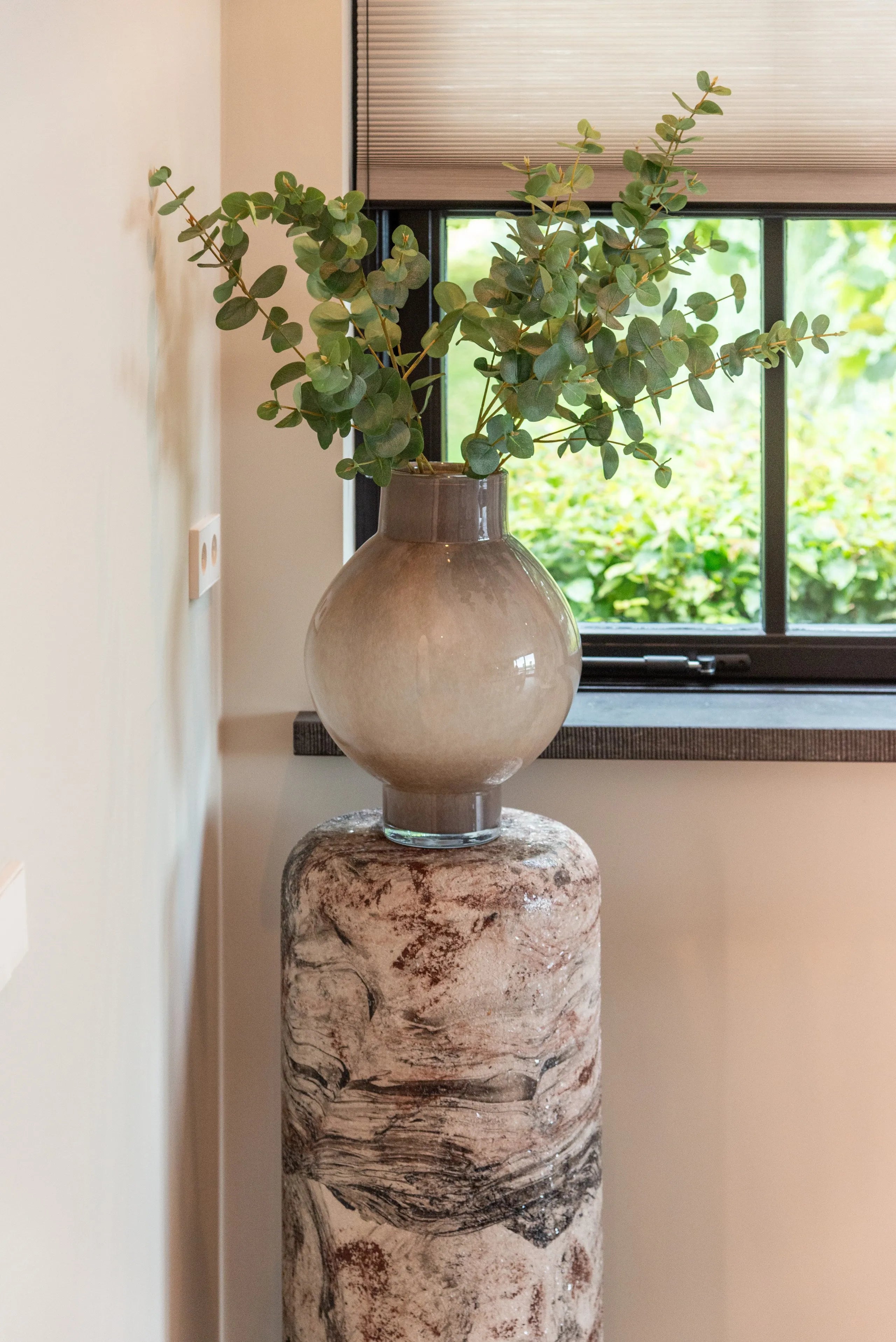 Richmond Interiors Celina Brown Glass Vase | Large