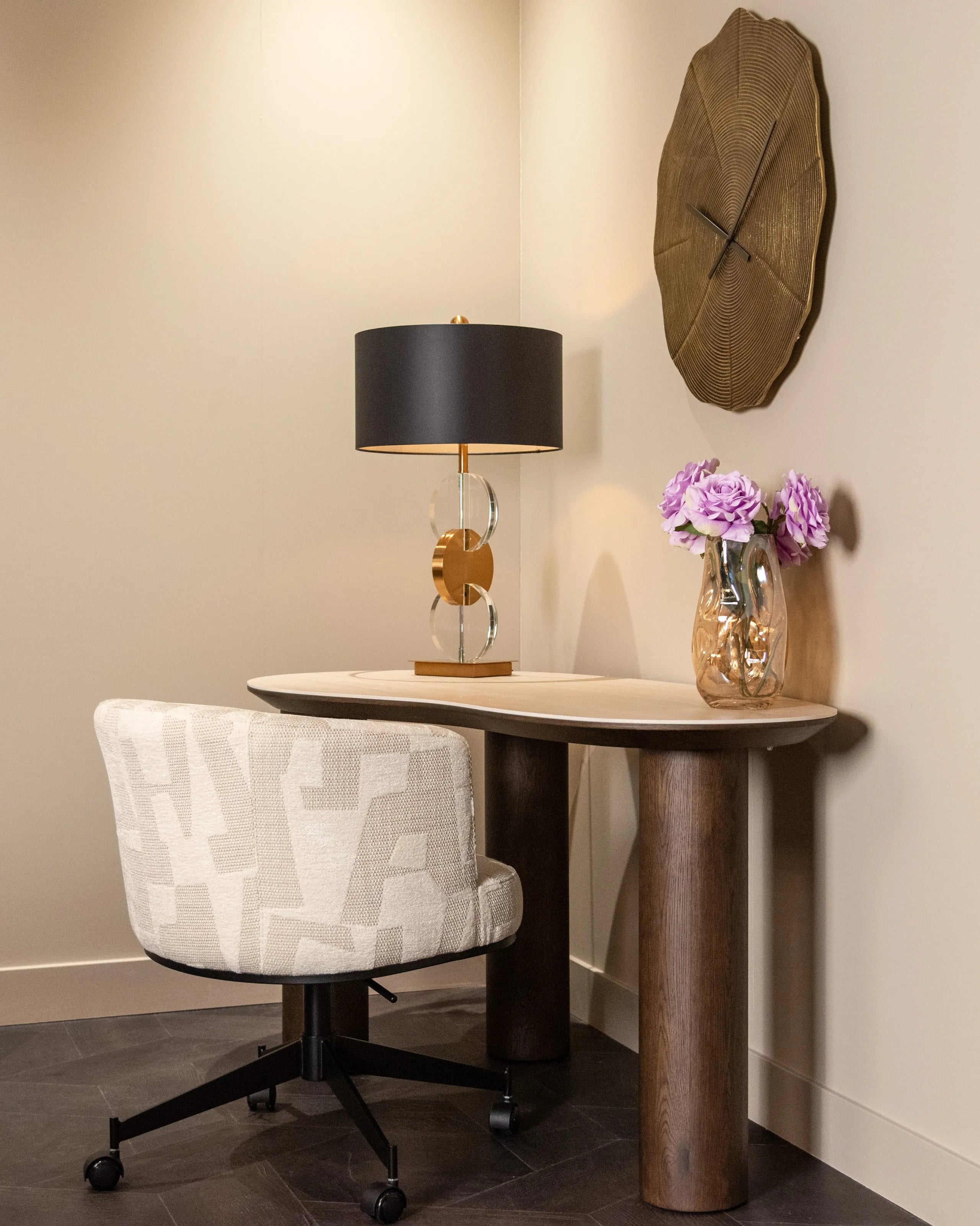 Richmond Interiors Ritz Natural Beige Travertine Desk