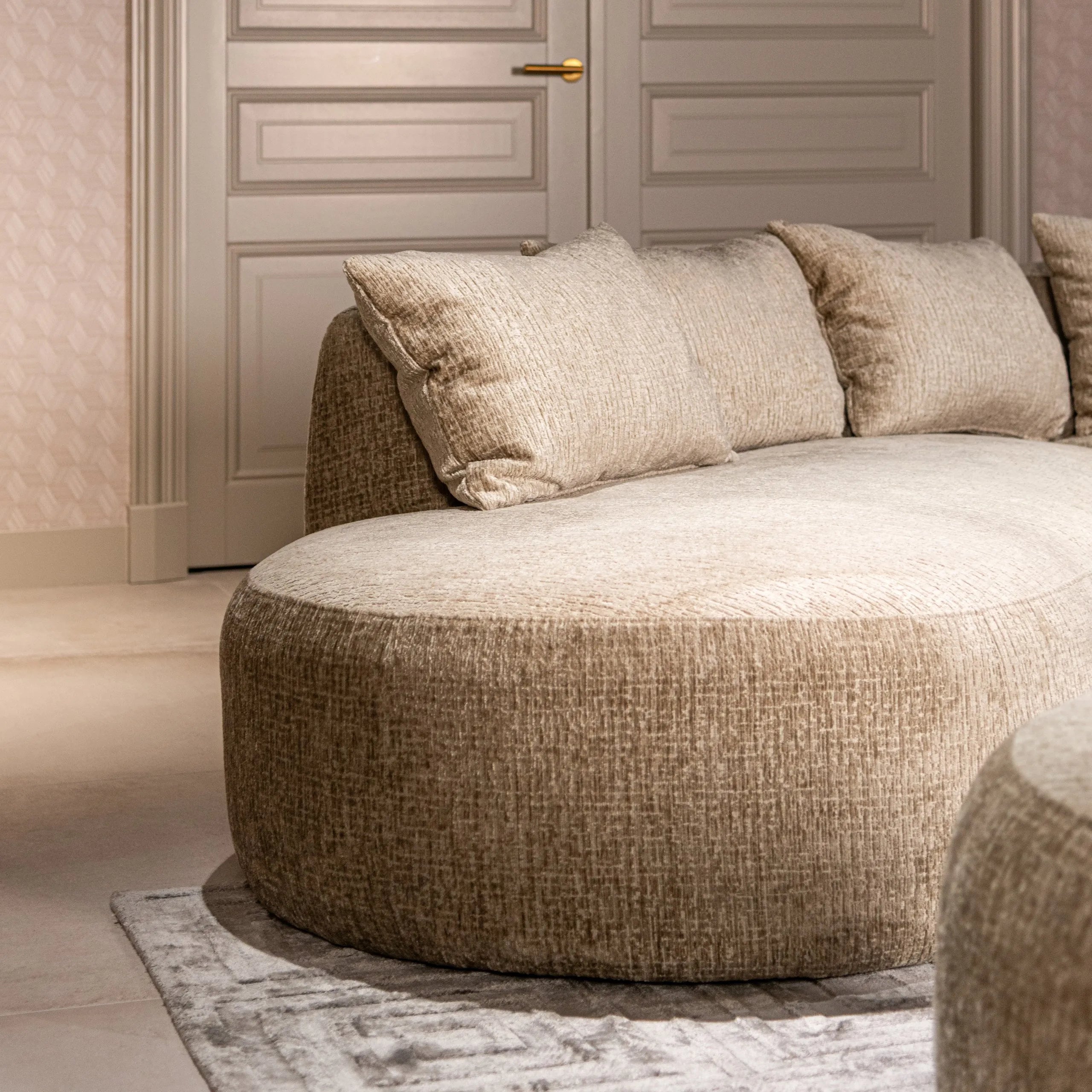 Richmond Interiors Pulitzer Brushed Gold Coffee Table