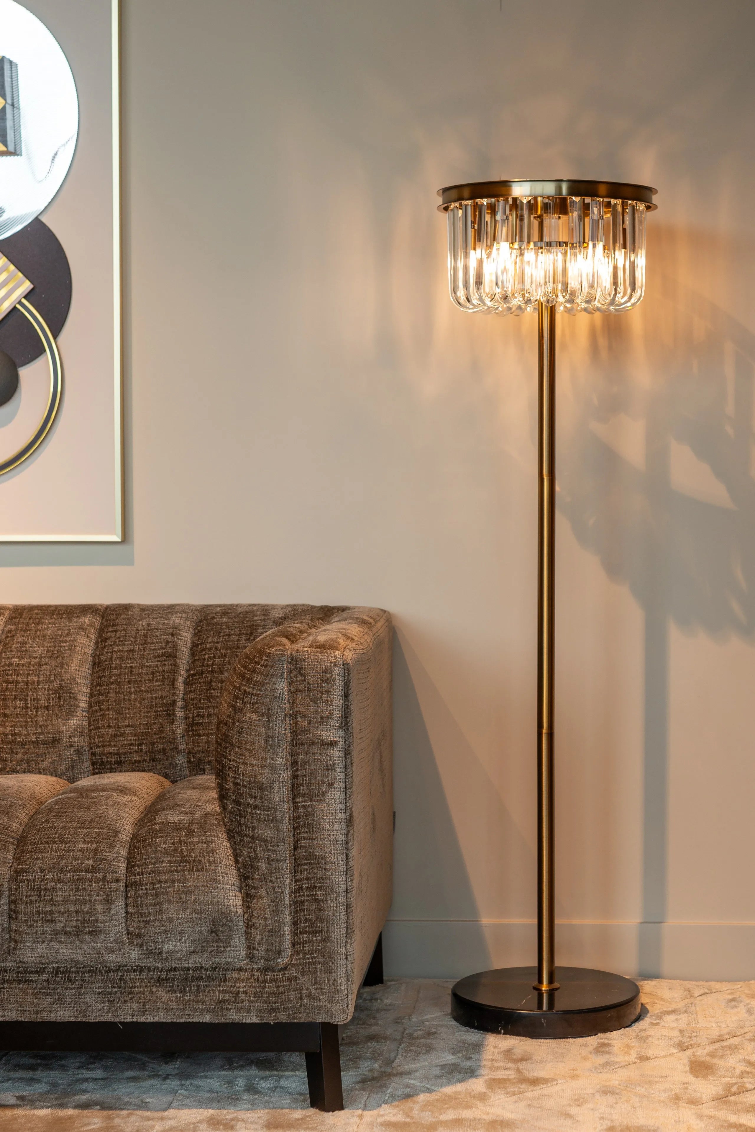 Richmond Interiors Floor Lamp Dagmar Bronze