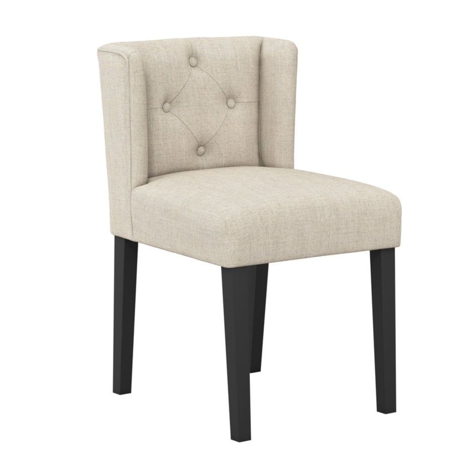 Shay Stone Winged Dining Chair Without Arms