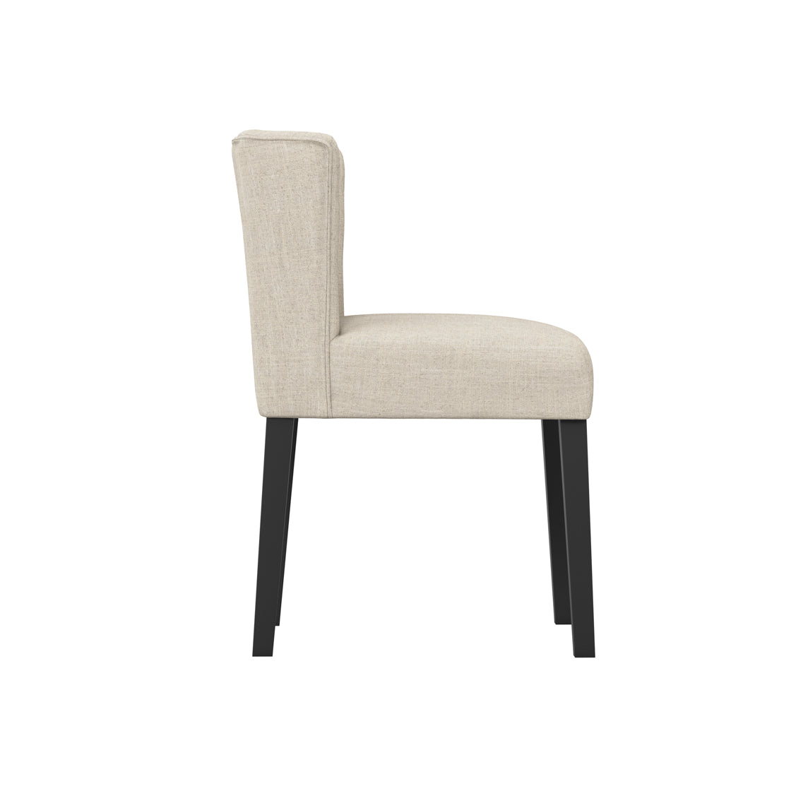Shay Stone Winged Dining Chair Without Arms