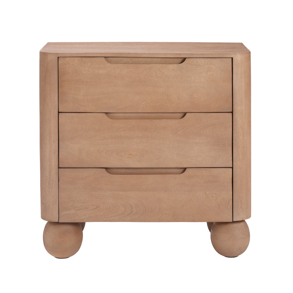 Shibui Almond Mango Wood Chest of Drawers