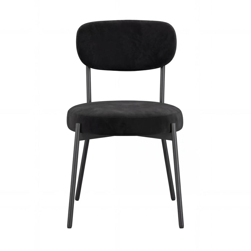 Smith Black Dining Chair front