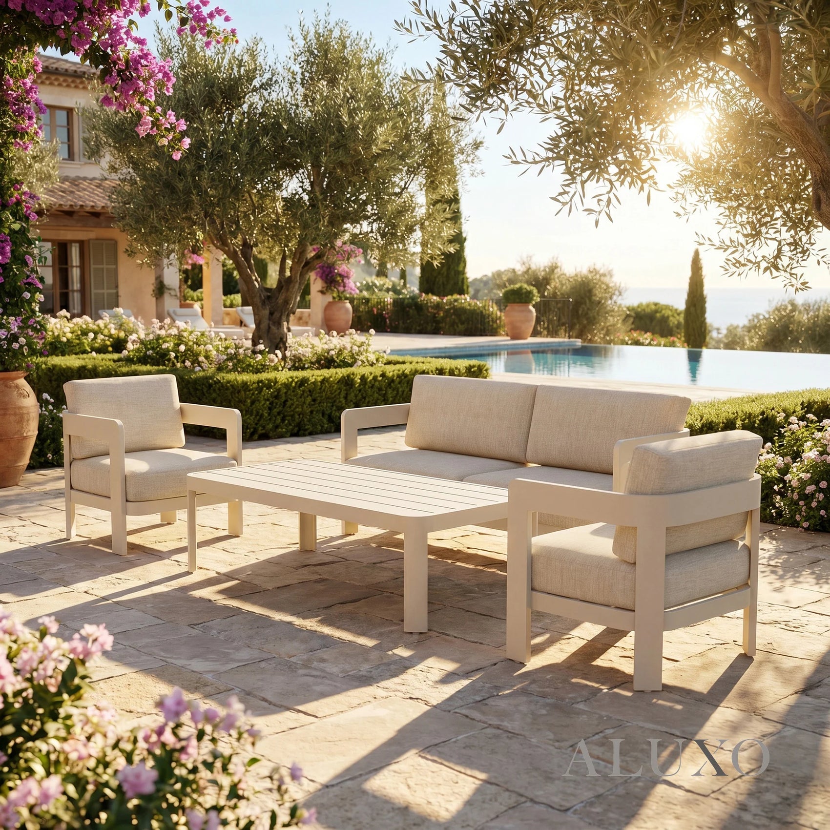 Sofia Outdoor Range - 4 Seater Lounge Set
