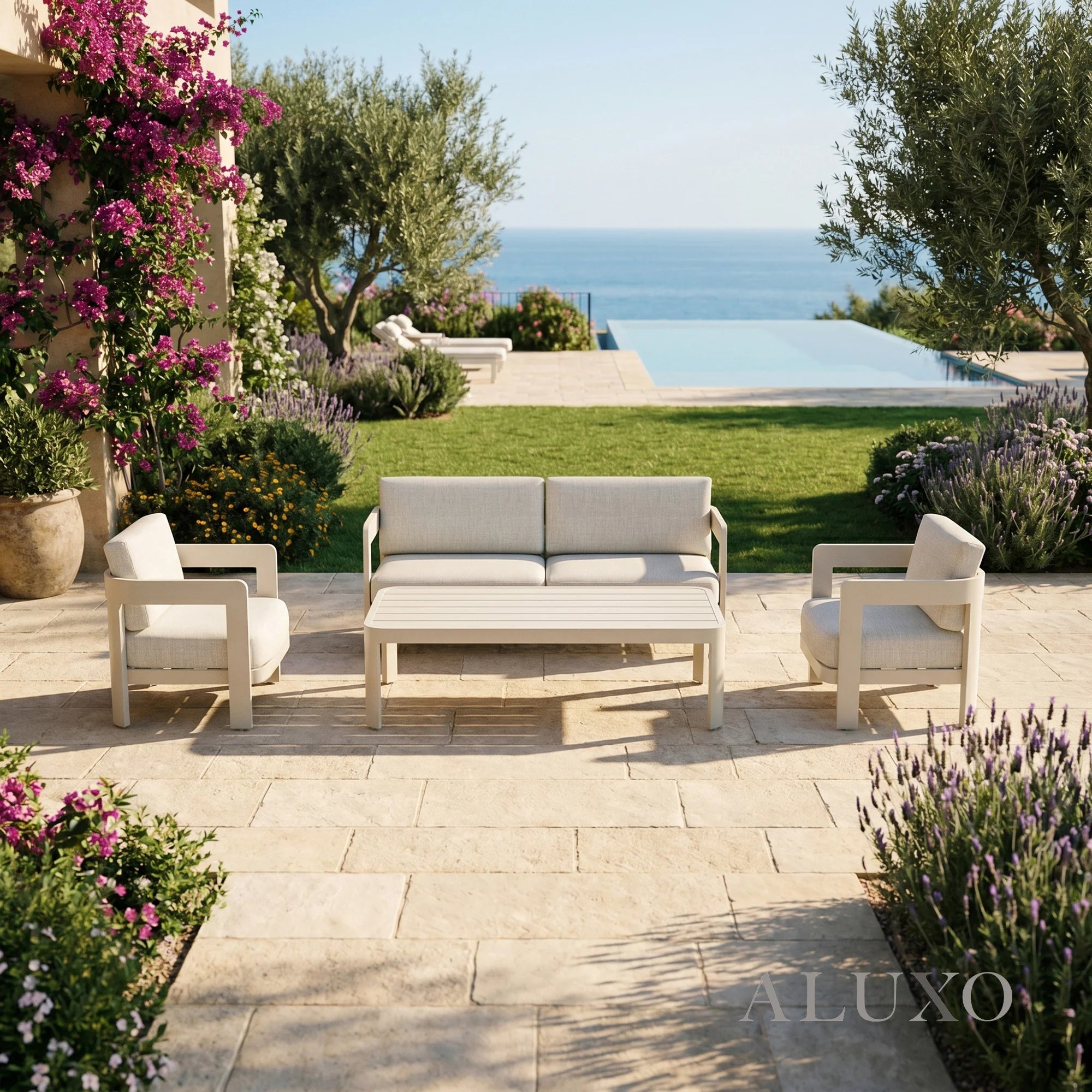 Sofia Outdoor Range - 4 Seater Lounge Set