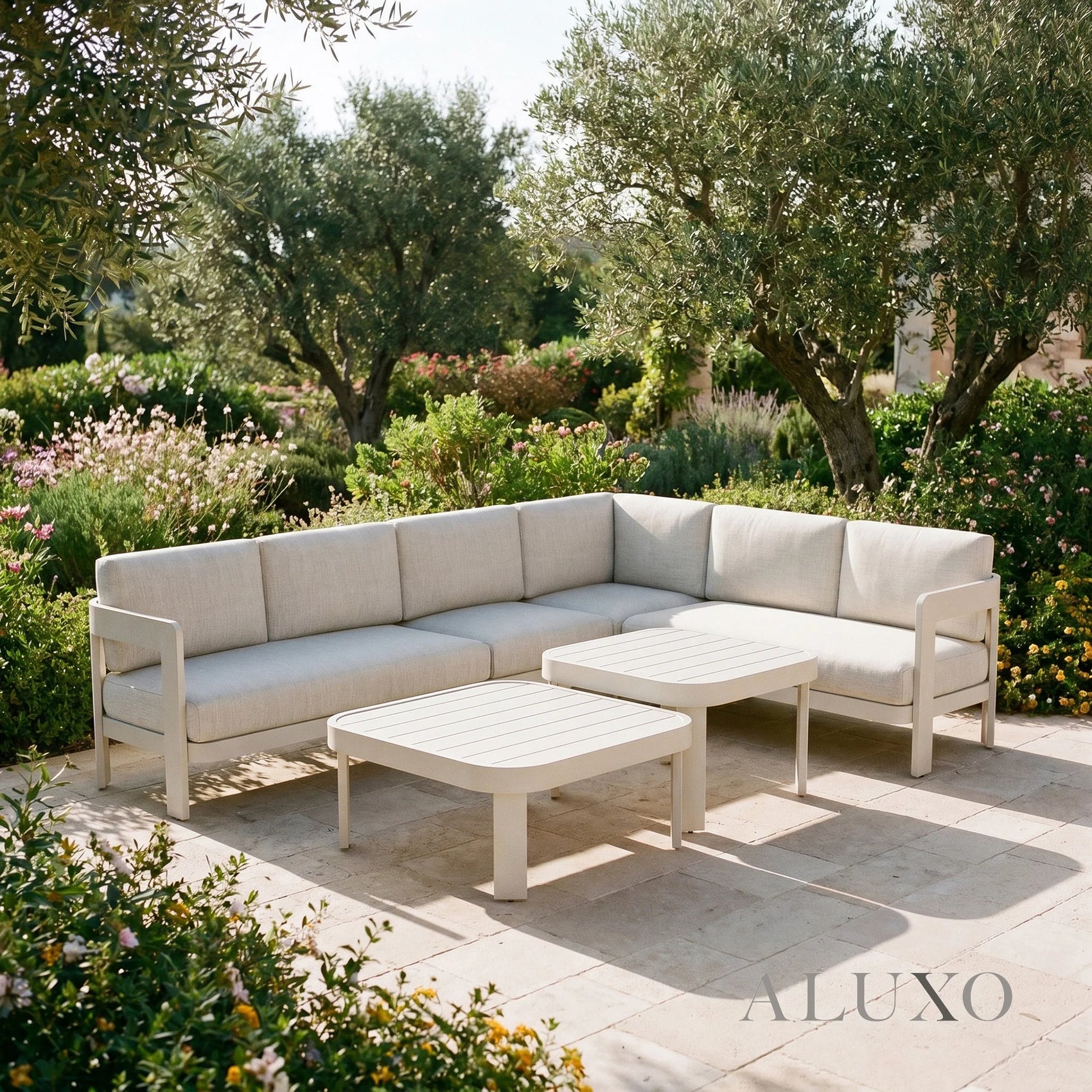 Sofia Outdoor Range - 8 Seater Corner Lounge Set