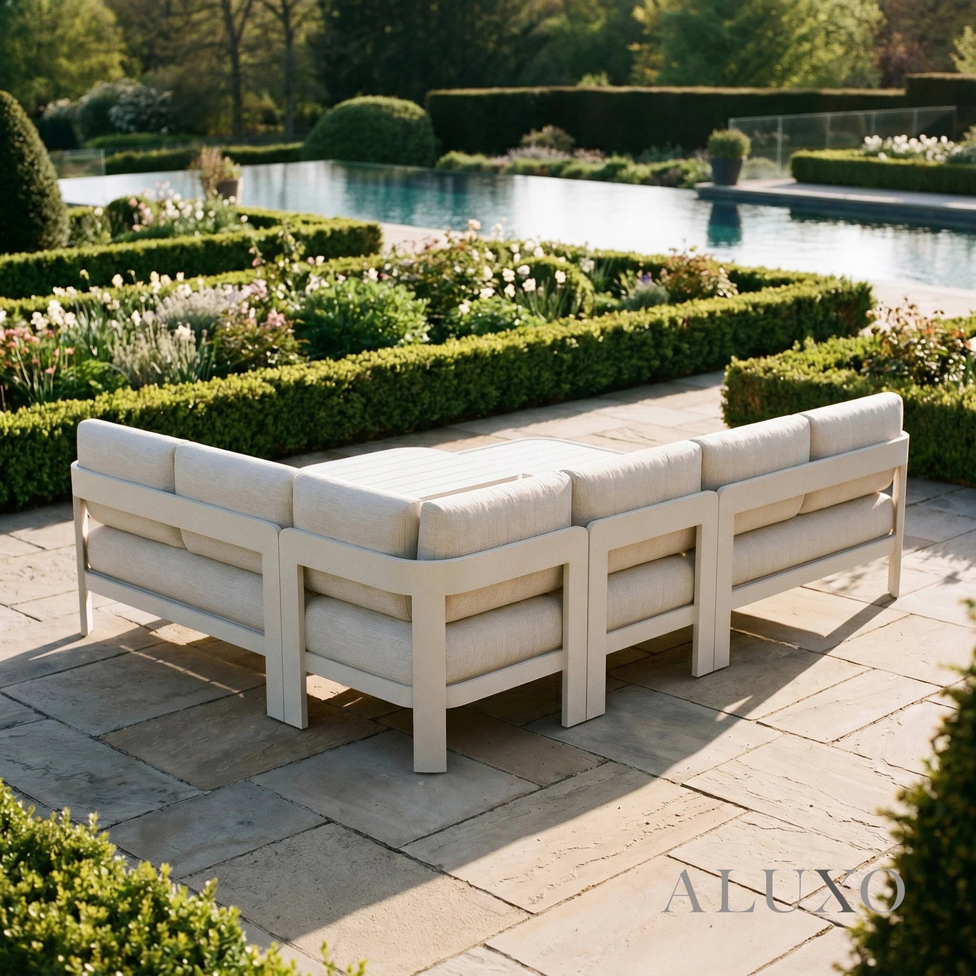 Sofia Outdoor Range - 8 Seater Corner Lounge Set