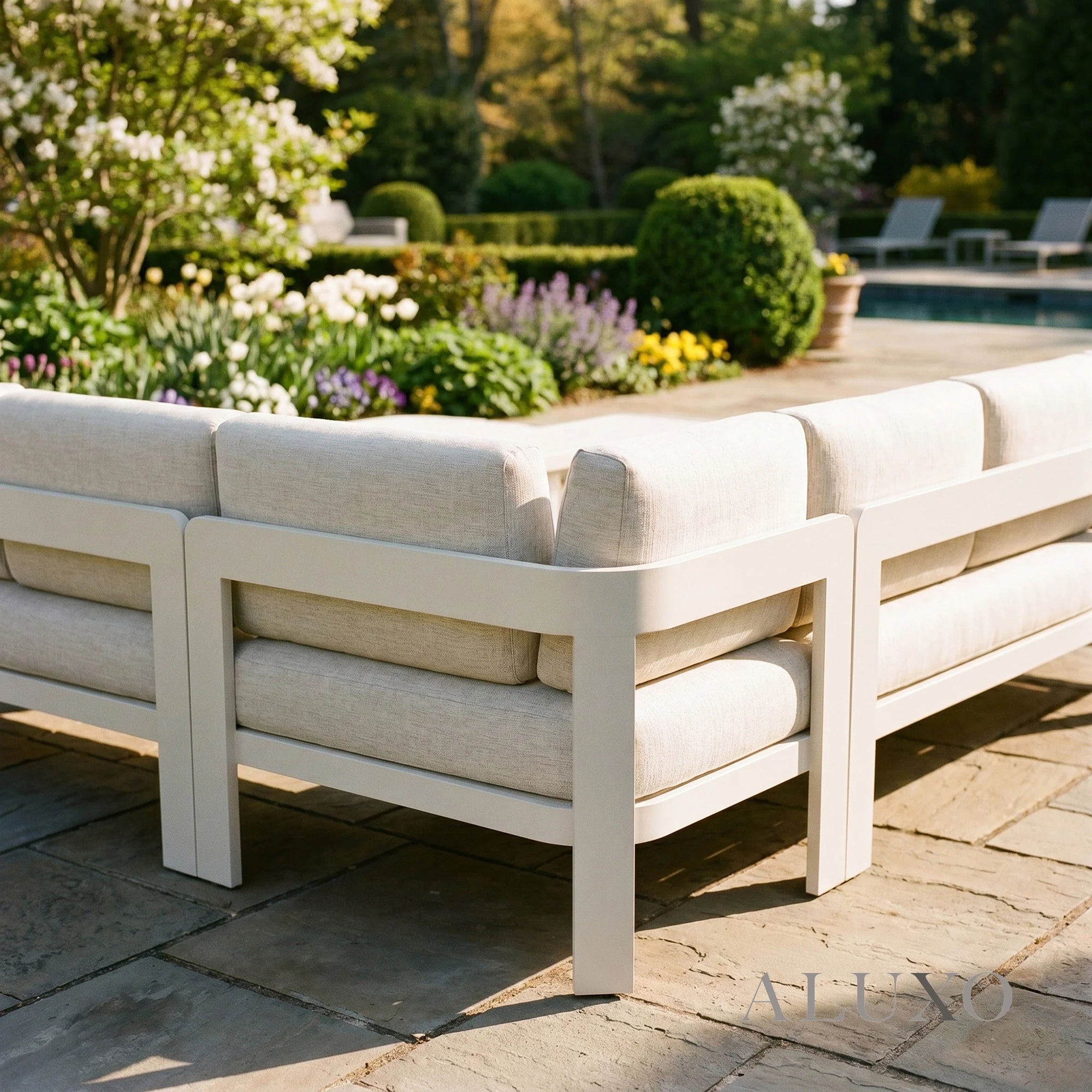 Sofia Outdoor Range - 8 Seater Corner Lounge Set