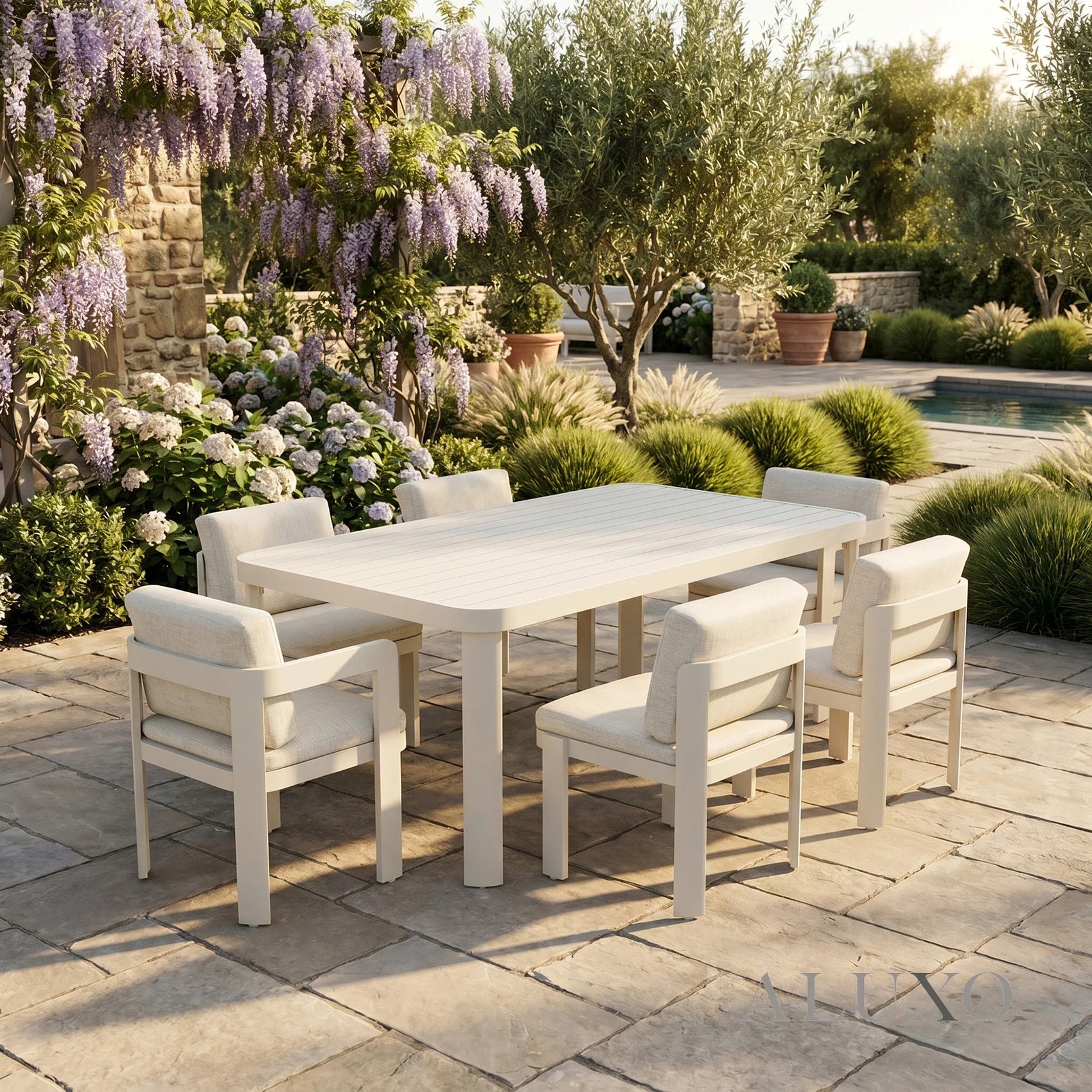 Sofia Outdoor Range - 6 Seater Dining Set