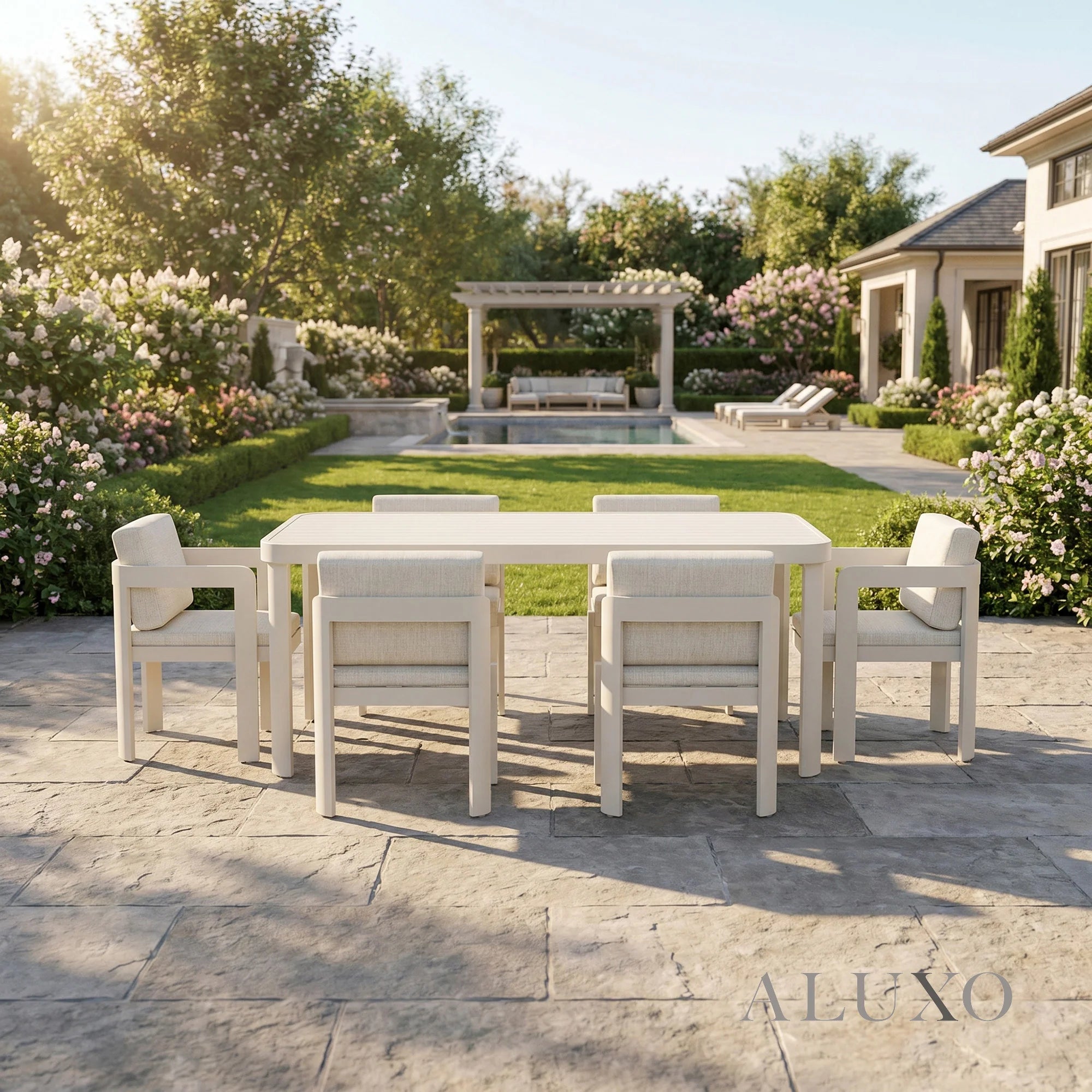 Sofia Outdoor Range - 6 Seater Dining Set