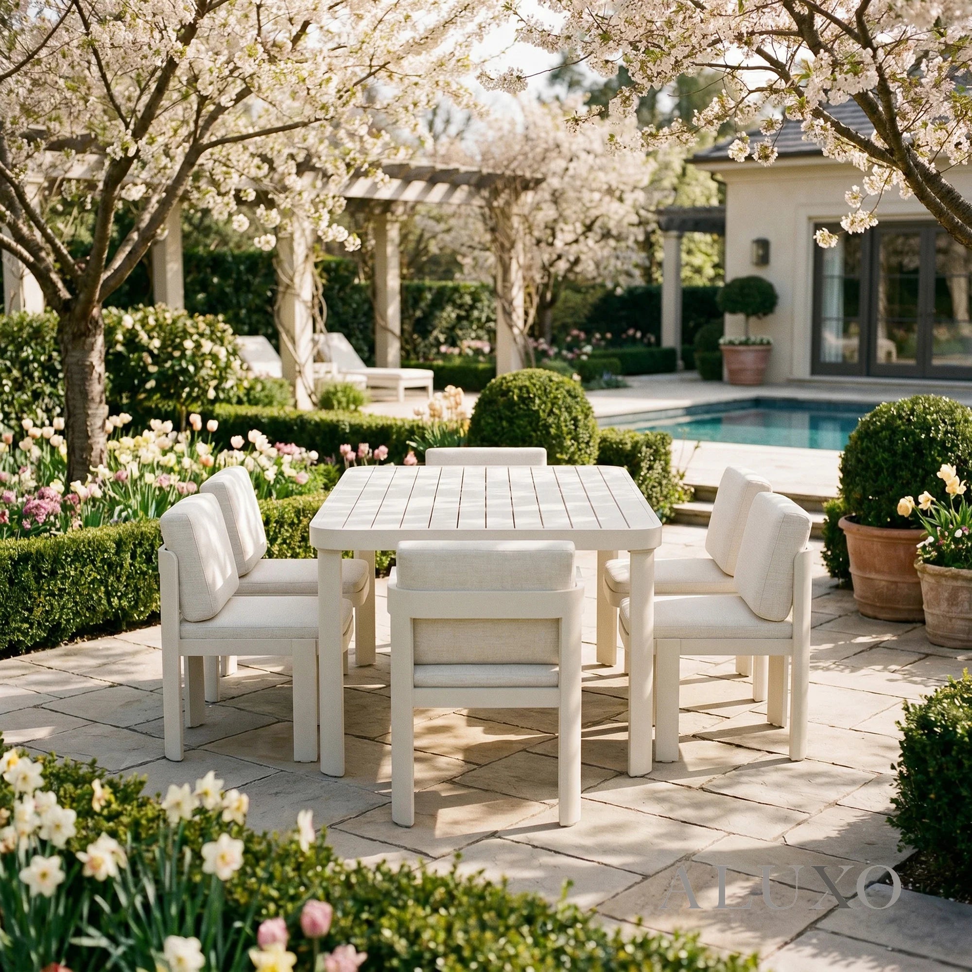 Sofia Outdoor Range - 6 Seater Dining Set