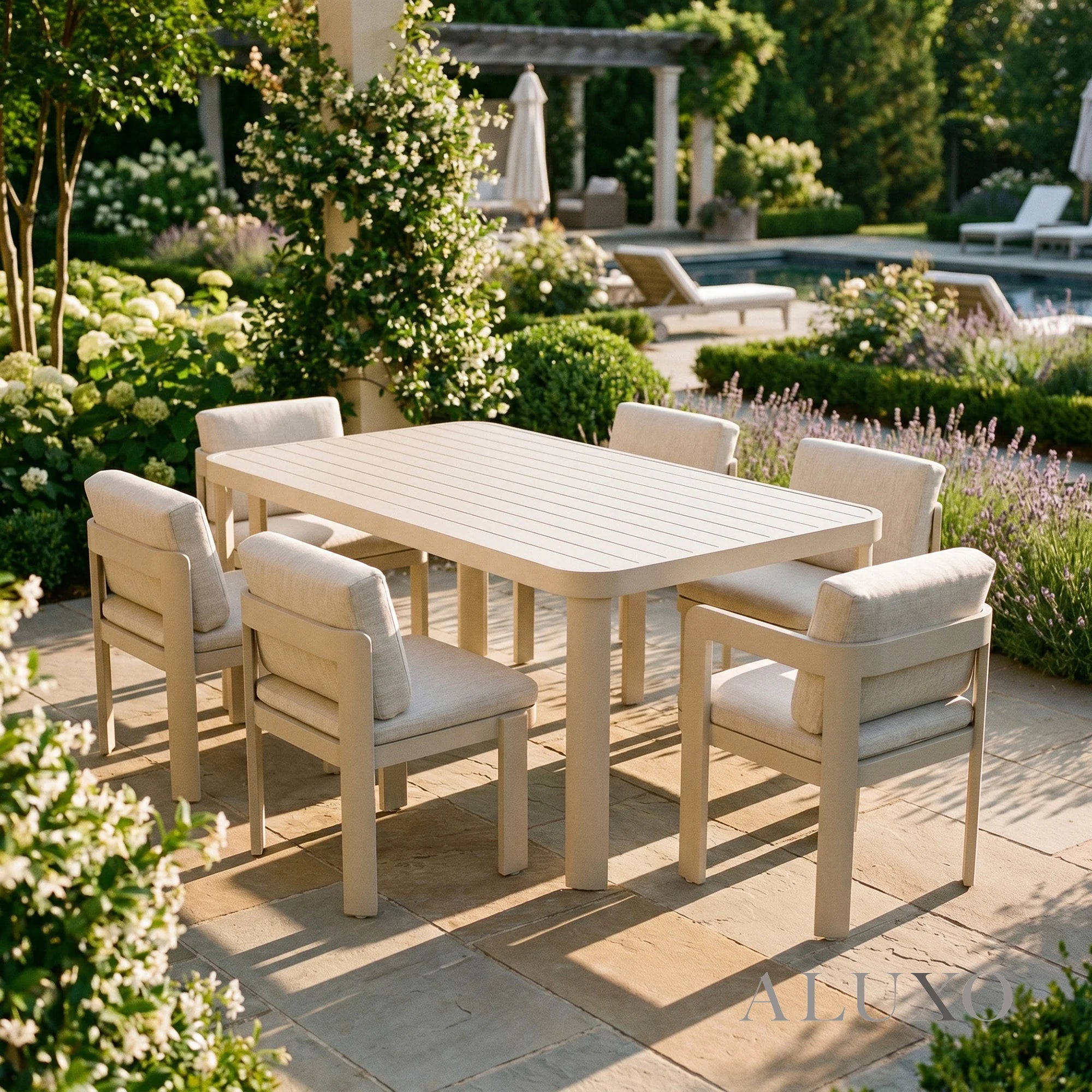 Sofia Outdoor Range - 6 Seater Dining Set