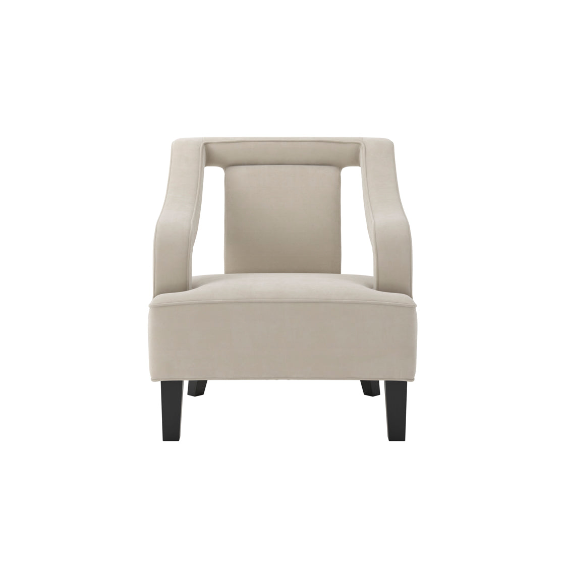 Sofia Ivory Velvet Chair