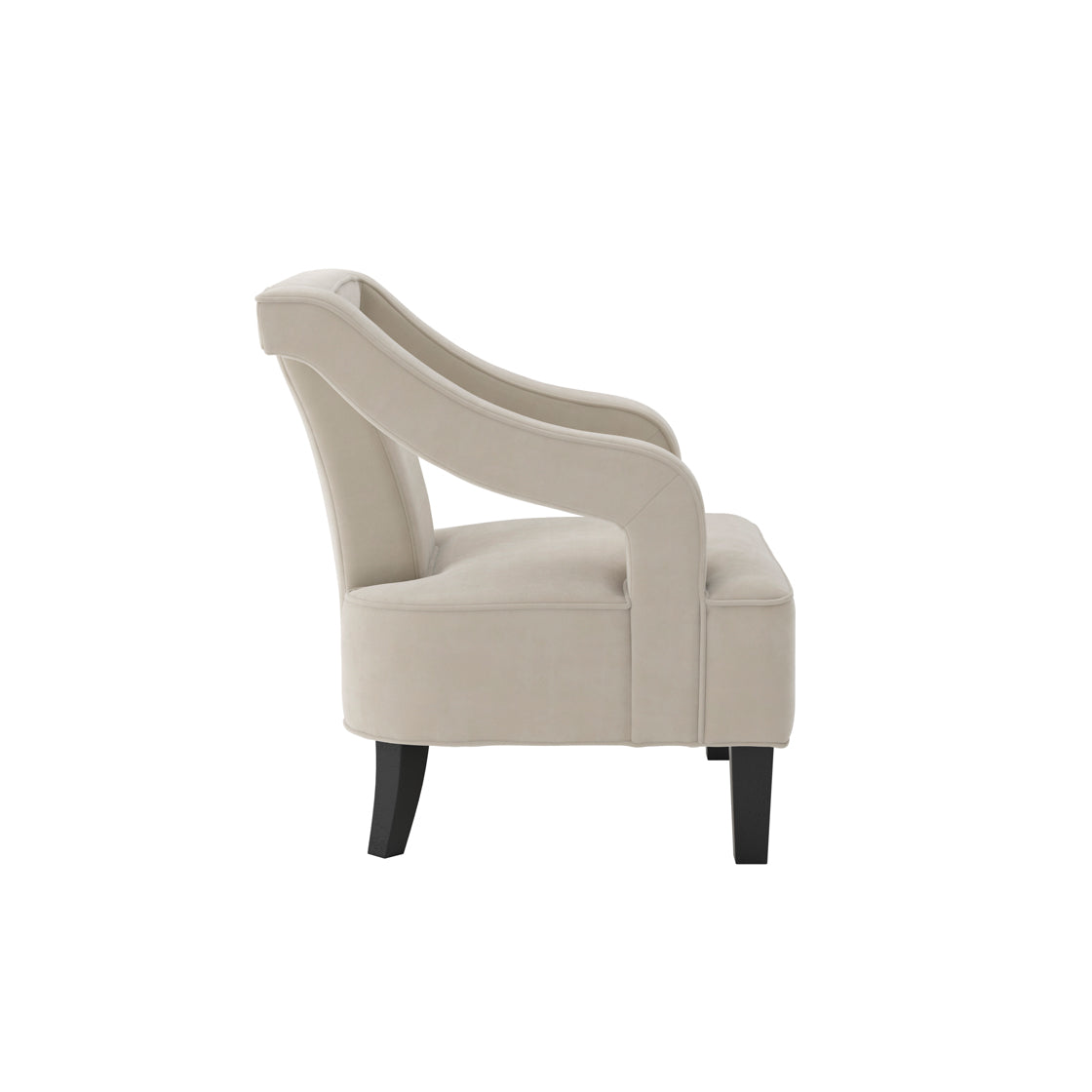 Sofia Ivory Velvet Chair