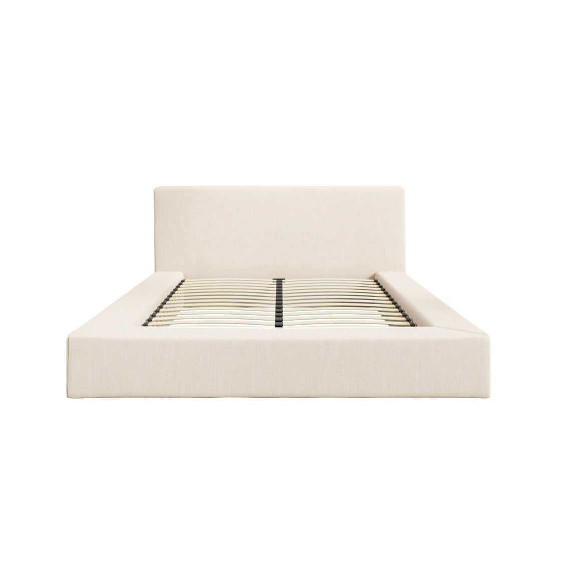 Soho White Clay Double Bed front