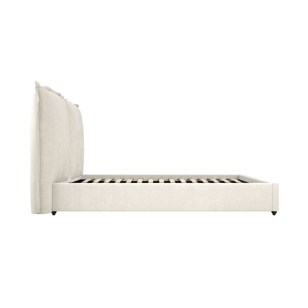 Sunday Ivory Linen Super King Size Bed