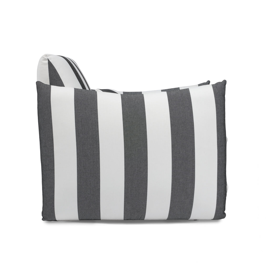 Sycamore Black and White Thick Stripe Chair