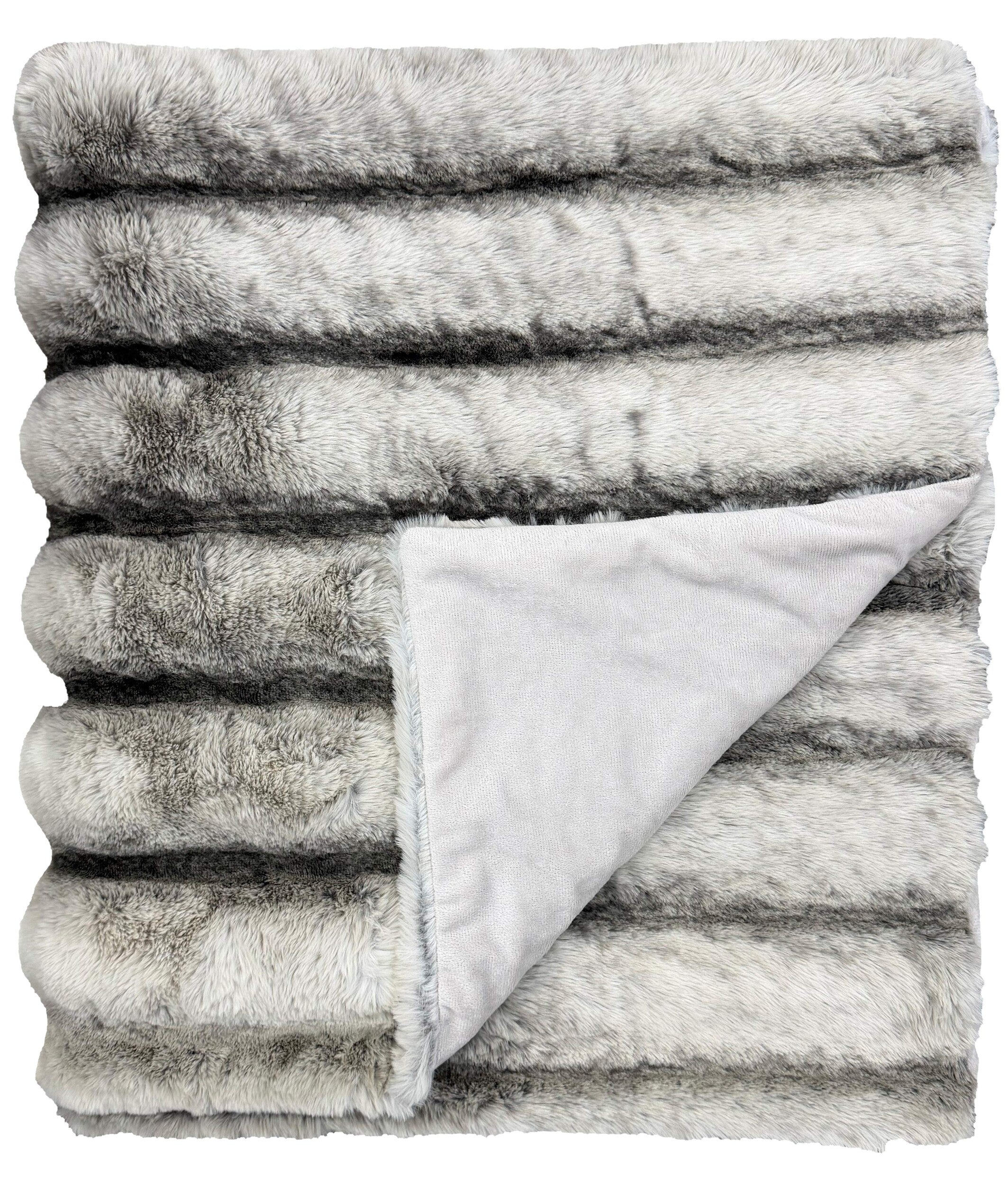 FAUX FUR MARTEN THROW 150 X 200