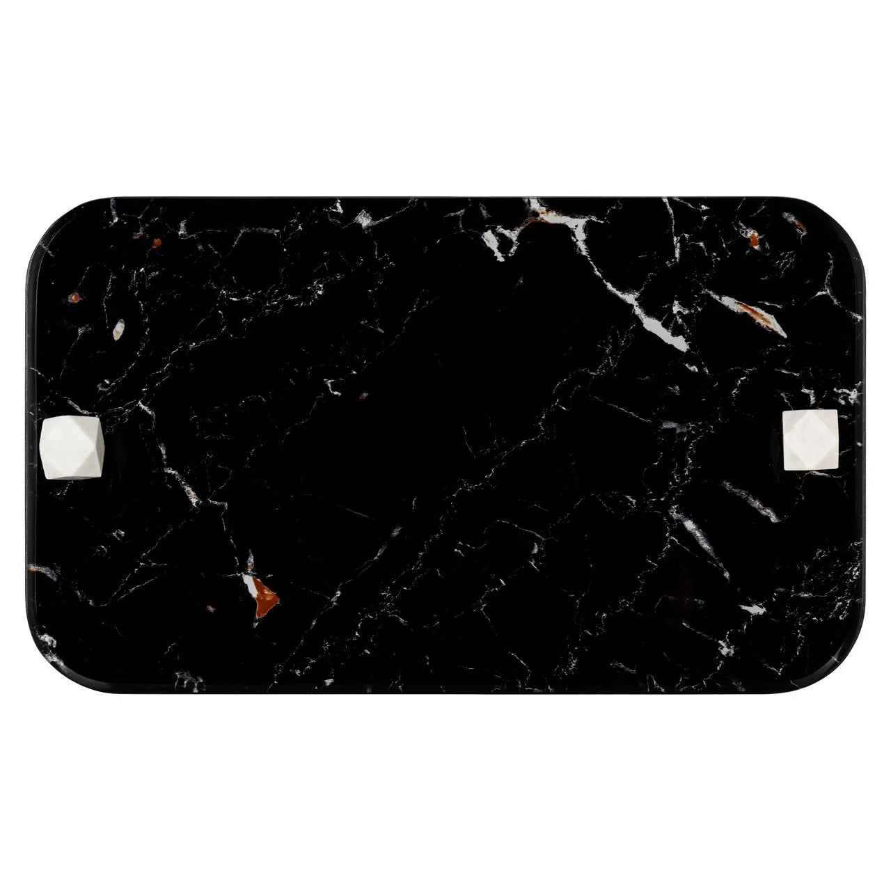 Richmond Interiors Yaya Black Marble Tray