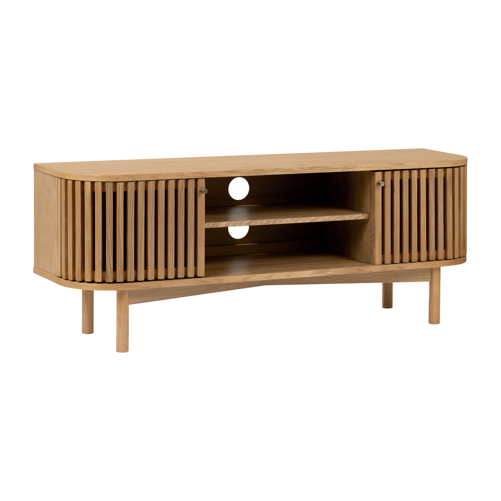 Colton Natural Wood Small TV Unit