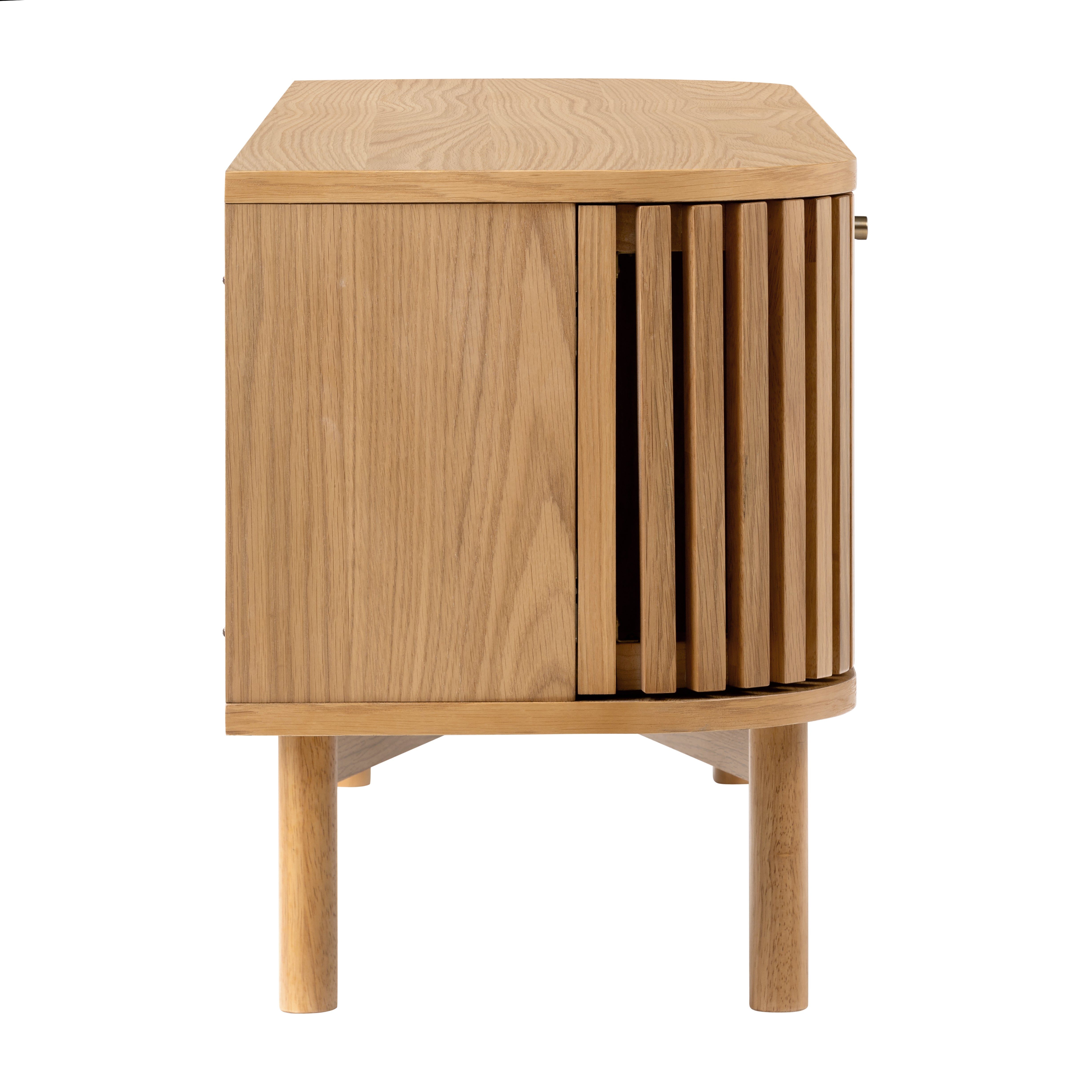 Colton Natural Wood Small TV Unit