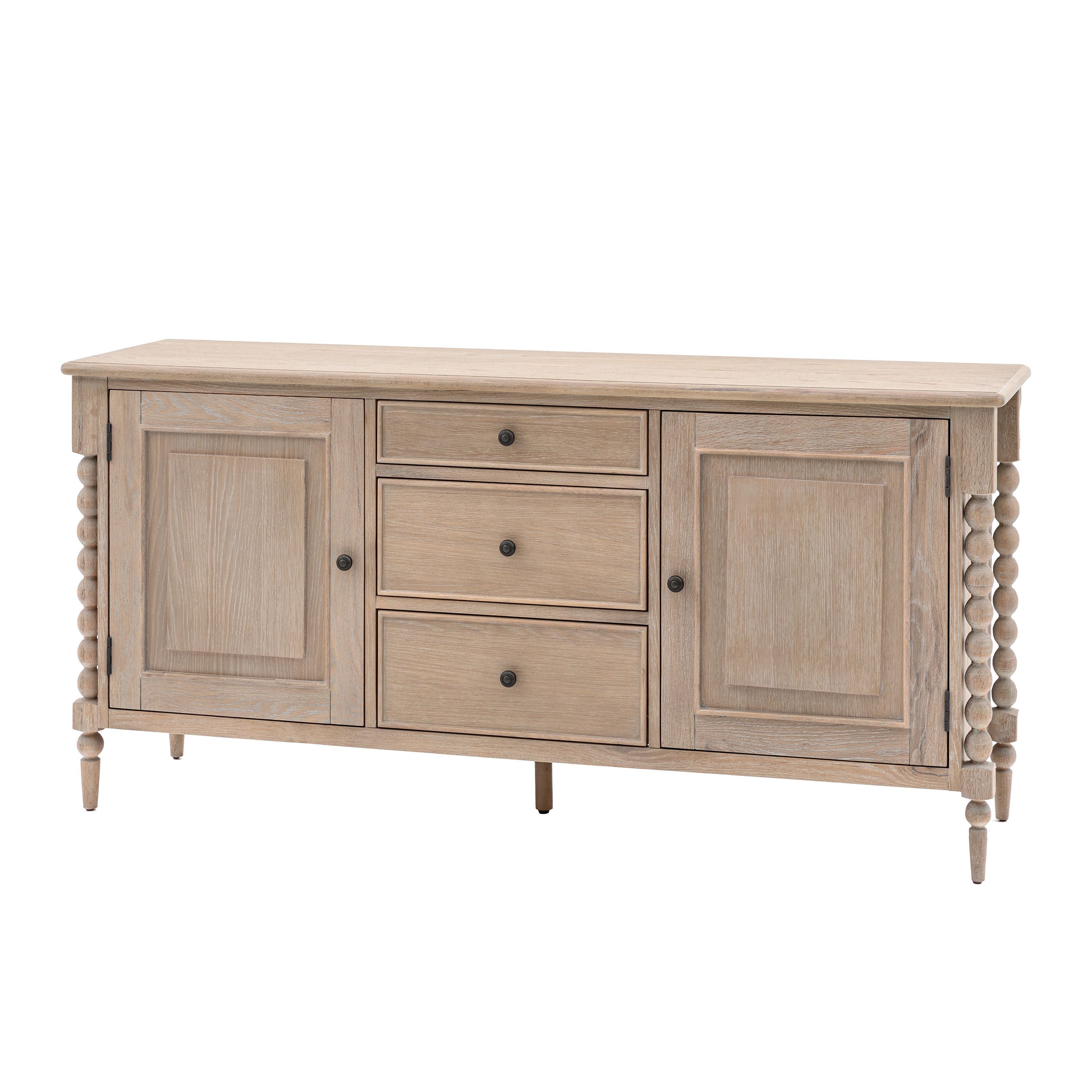 Birchfield Artisan Oak Wood Sideboard