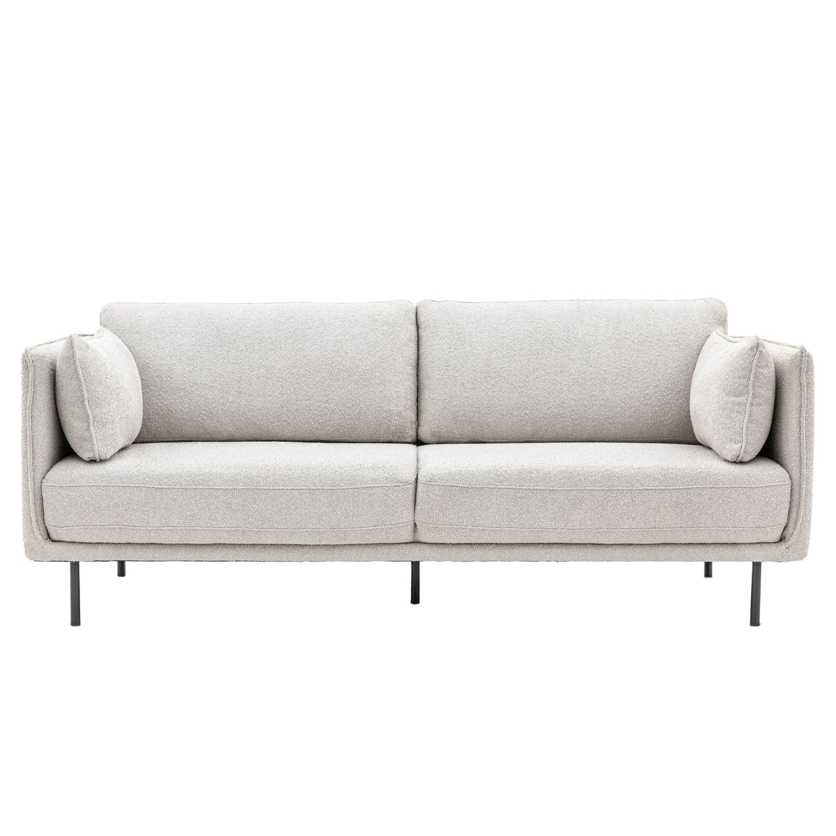 Mumford Cool Natural Taupe Bouclé Sofa | 3 Seater