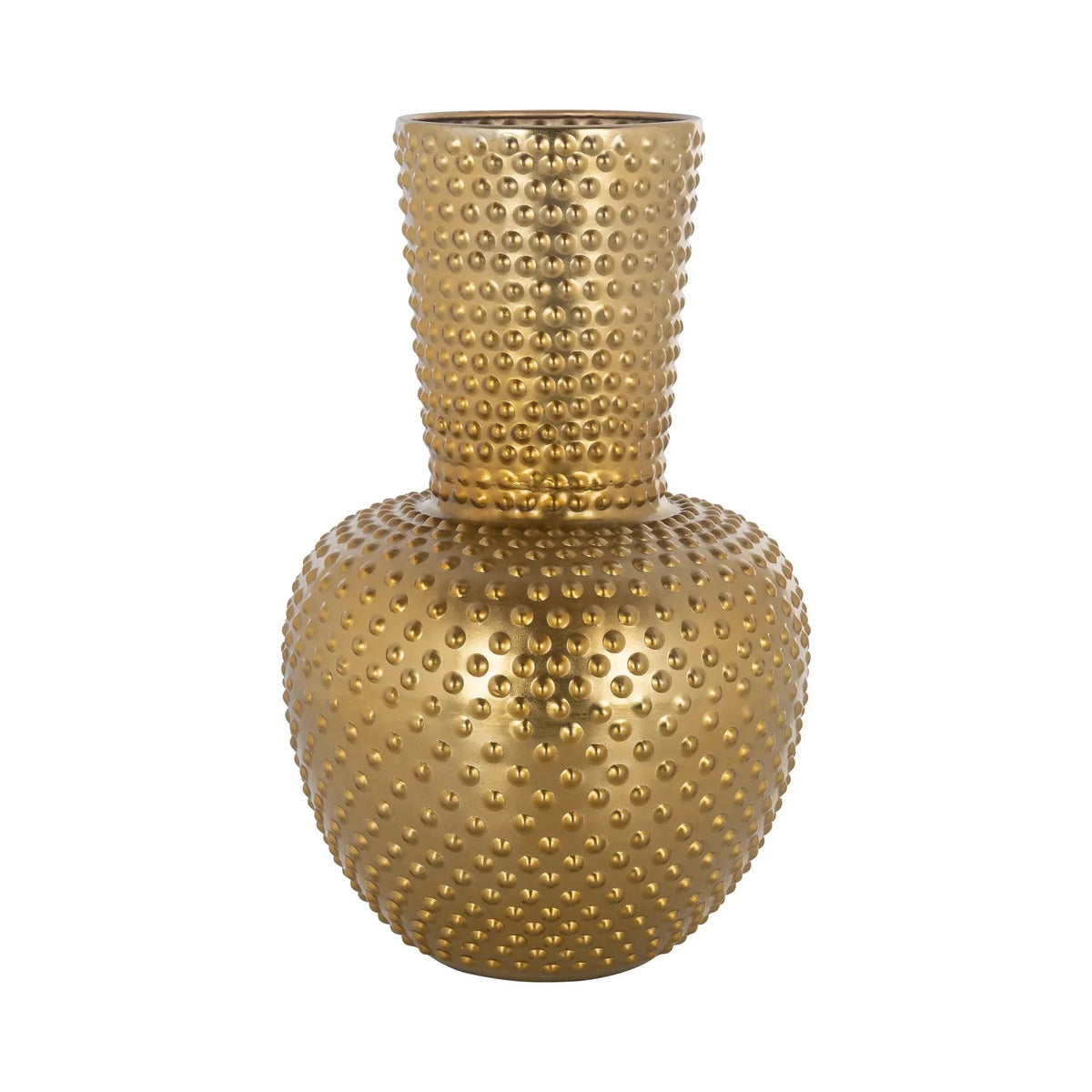 Richmond Interiors Nola Gold Spotted Vase