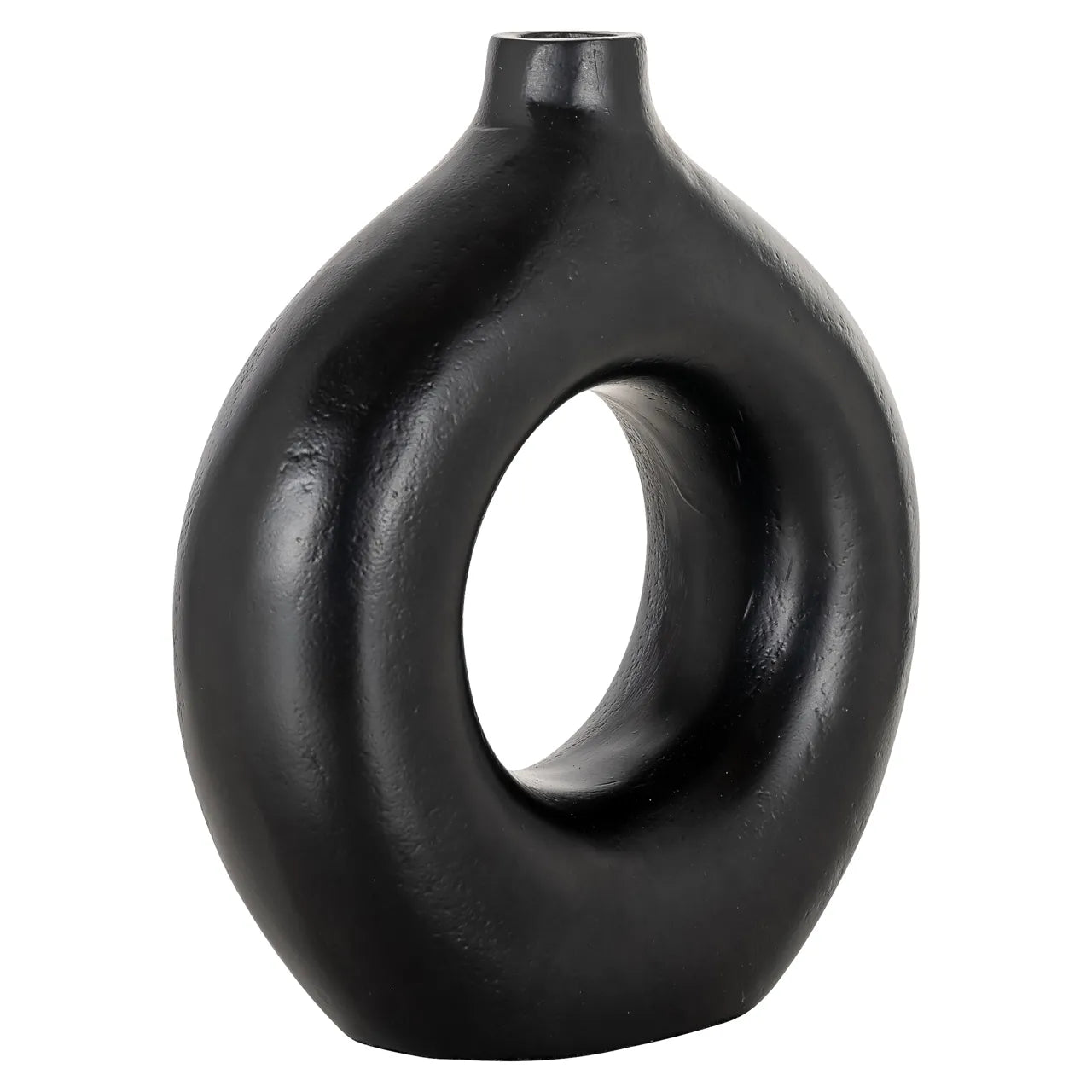 Richmond Interiors Felice Black Donut Vase