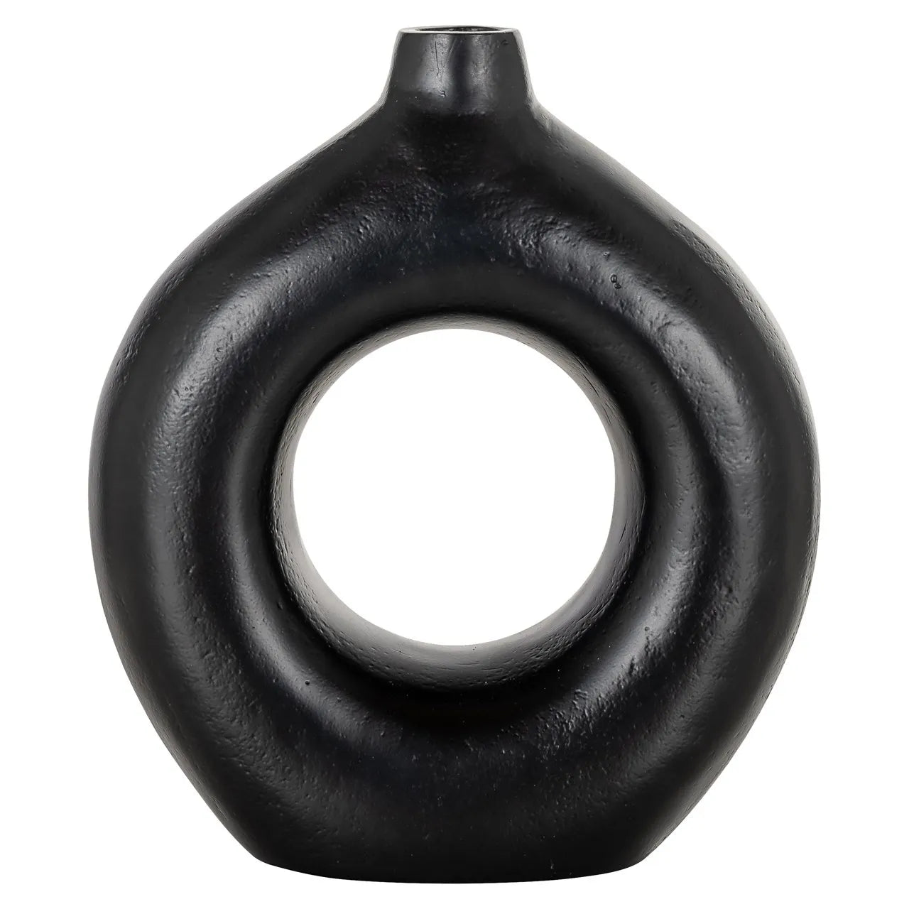 Richmond Interiors Felice Black Donut Vase