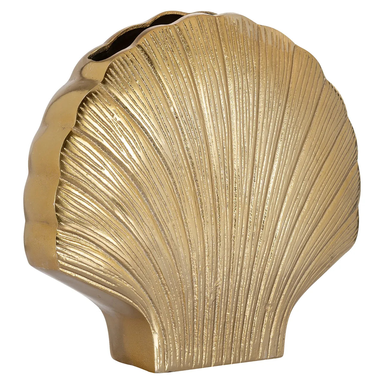 Richmond Interiors Noé Gold Clam Shell Vase Large