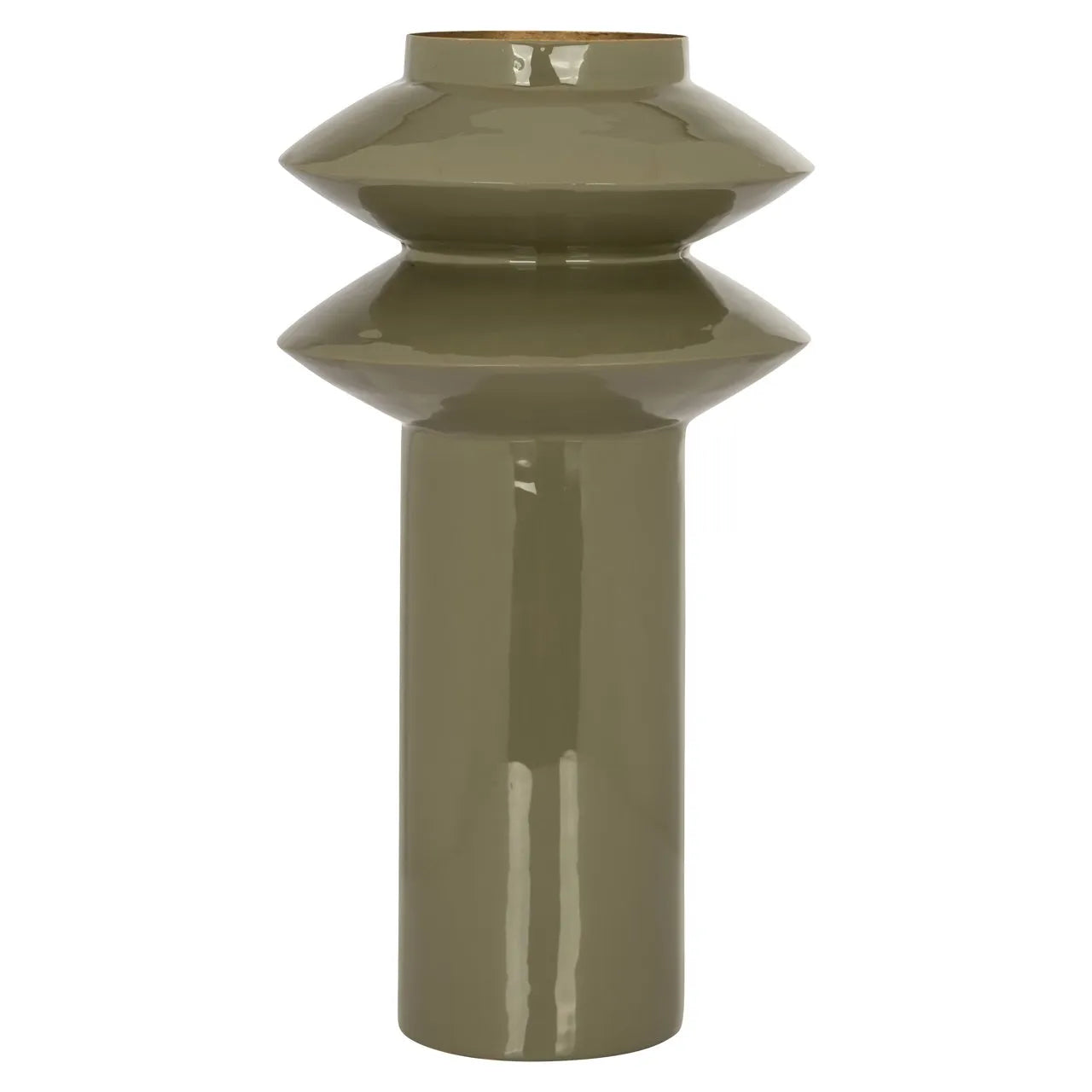 Richmond Interiors Flora Khaki Green Vase
