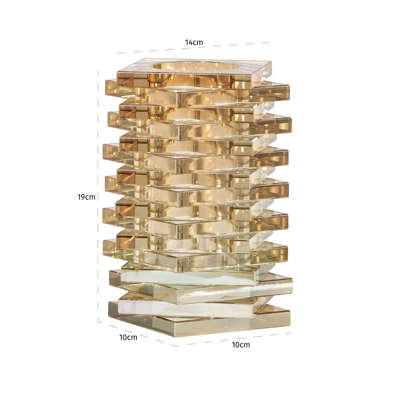 Richmond Interiors Celia Crystal Glass Vase