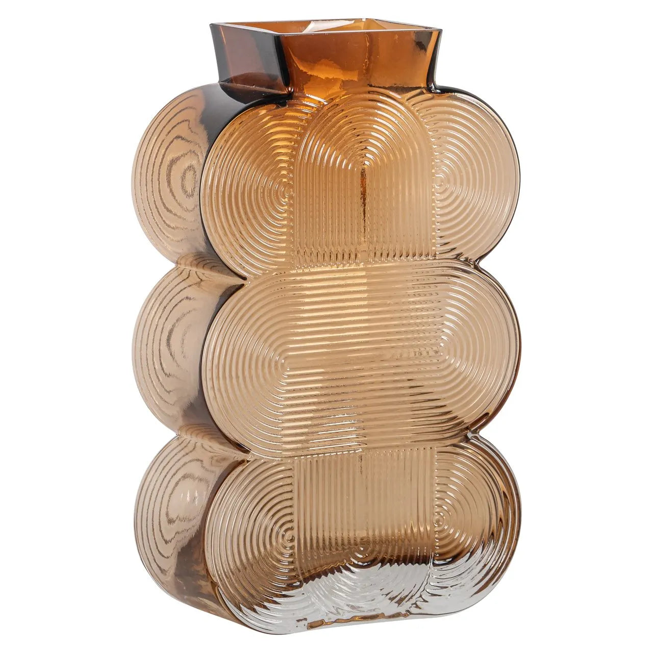 Richmond Interiors Venice Brown Glass Vase | Small