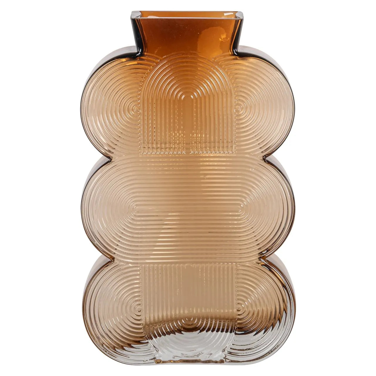 Richmond Interiors Venice Brown Glass Vase | Small