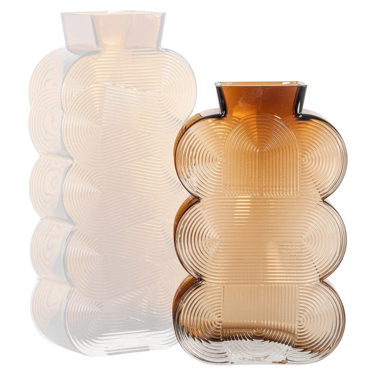 Richmond Interiors Venice Brown Glass Vase | Small