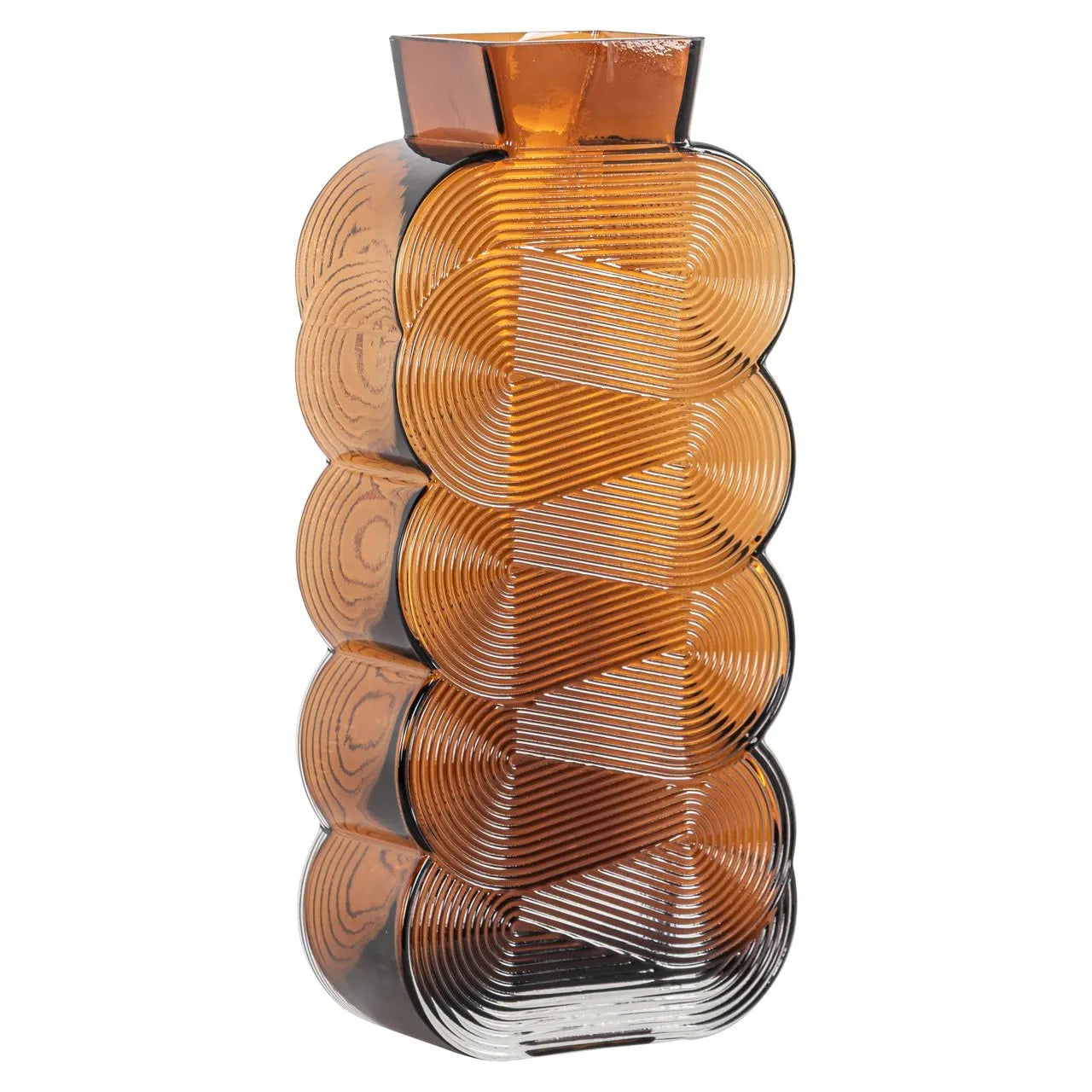Richmond Interiors Venice Brown Glass Vase | Large