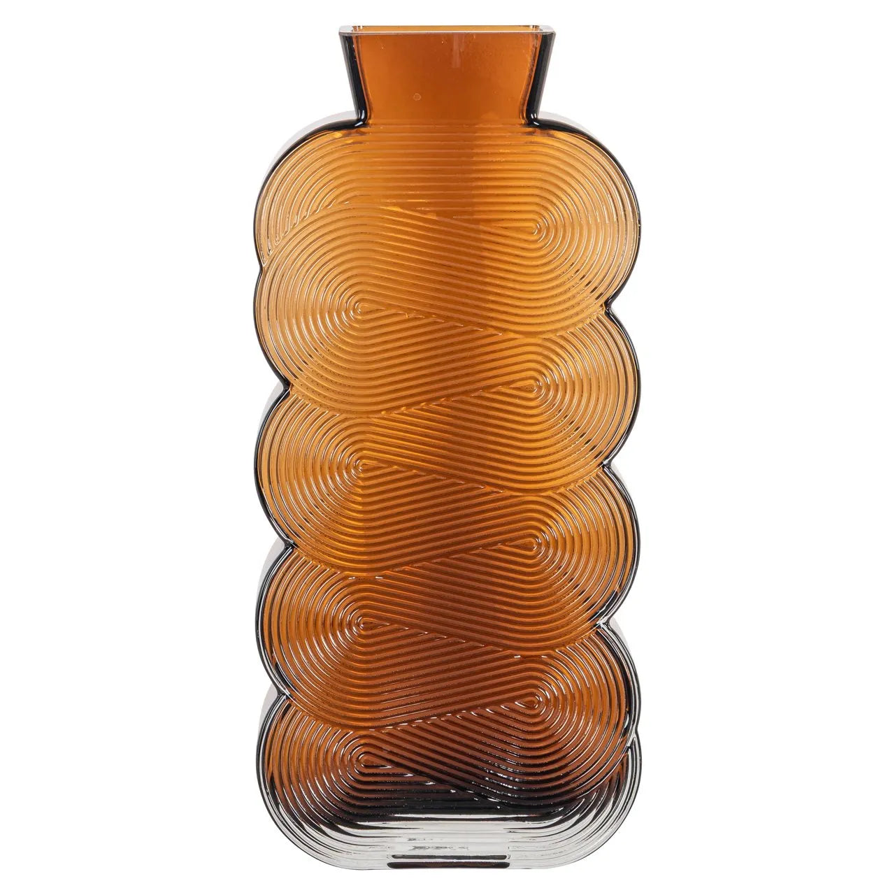 Richmond Interiors Venice Brown Glass Vase | Large
