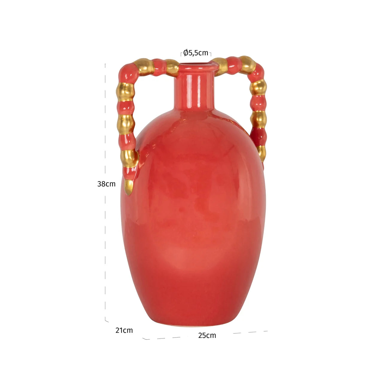 Richmond Interiors Davita Orange Vase | Small