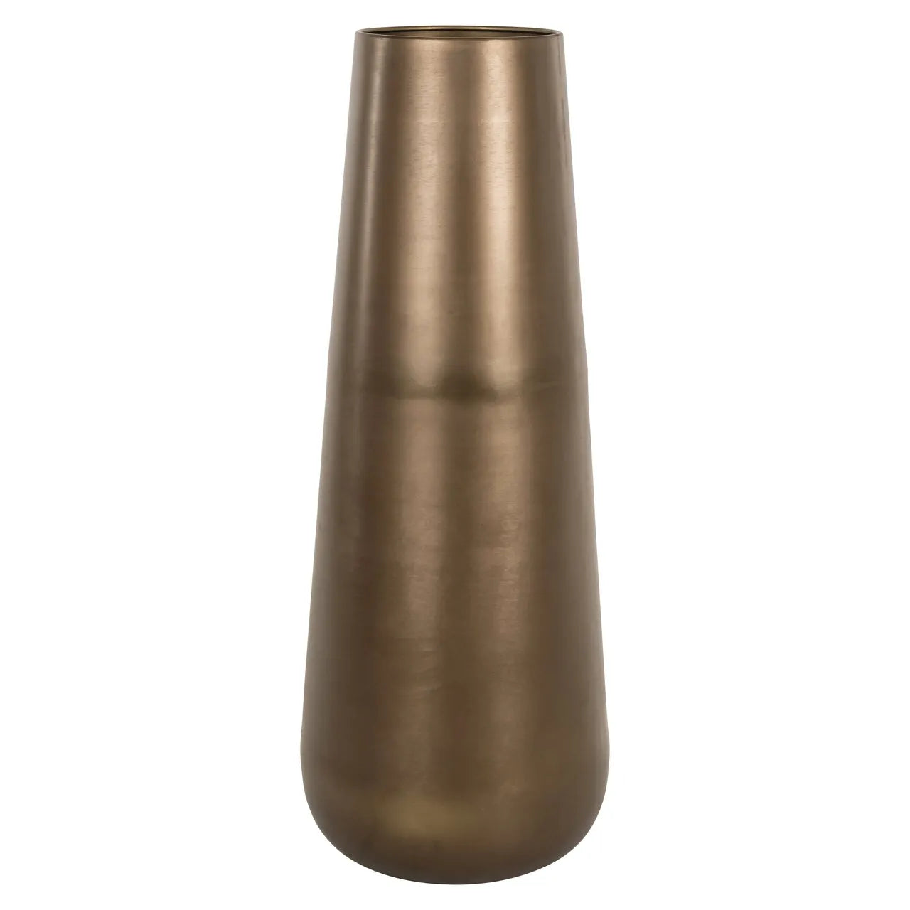 Richmond Interiors Kenza Antique Brass Floor Standing Vase 120cm