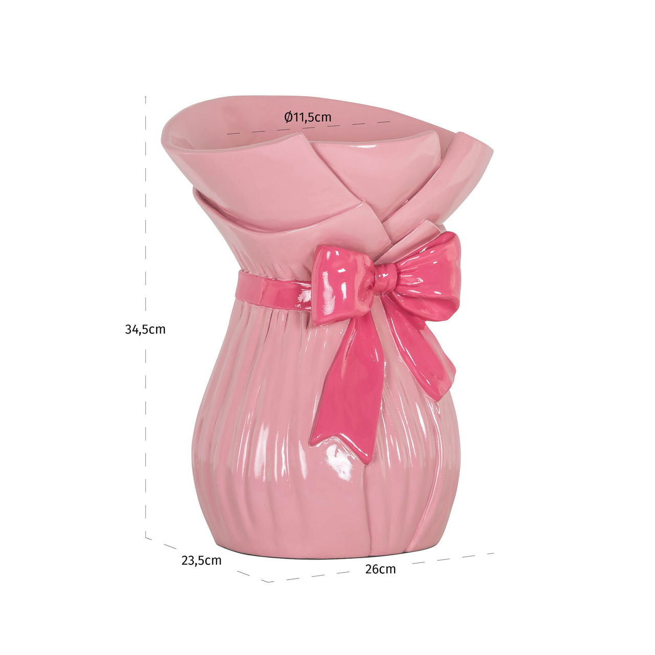 Vase Bowenn pink