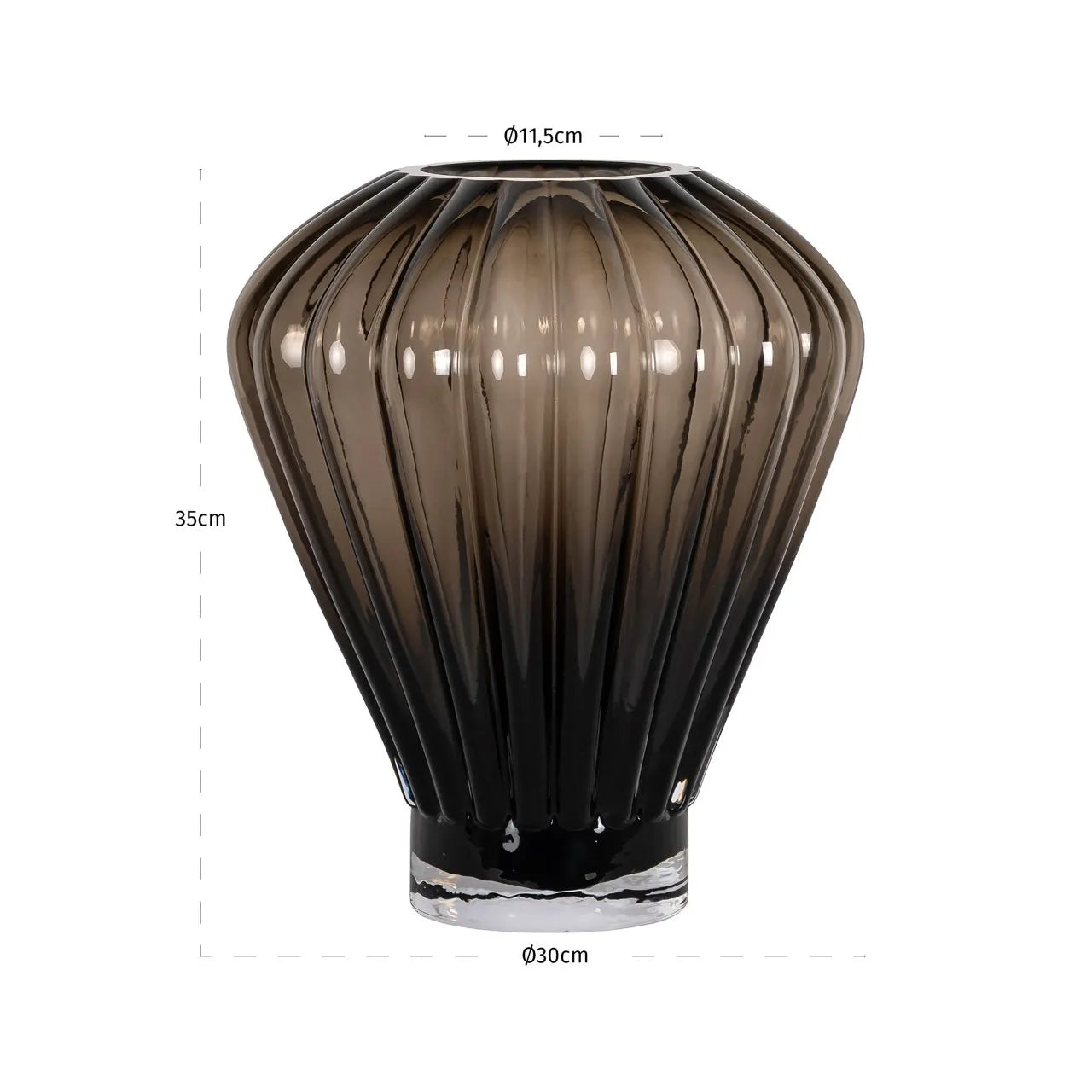 Richmond Interiors Shani Brown Vase