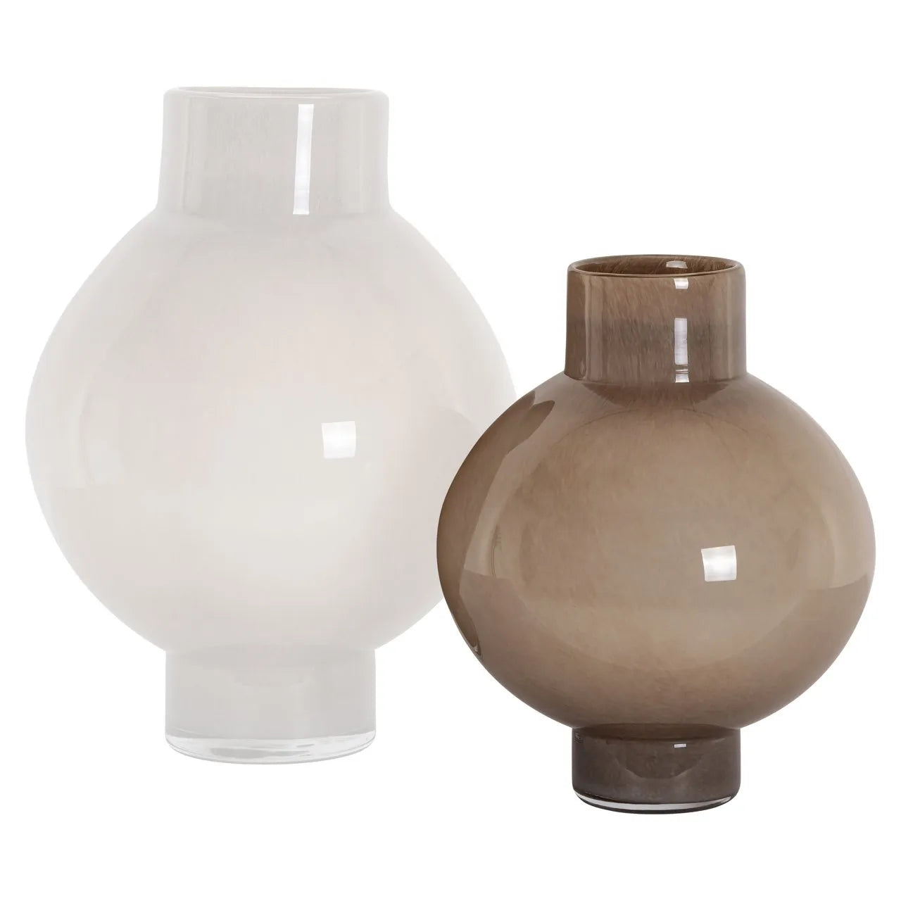 Richmond Interiors Celina Brown Glass Vase | Small