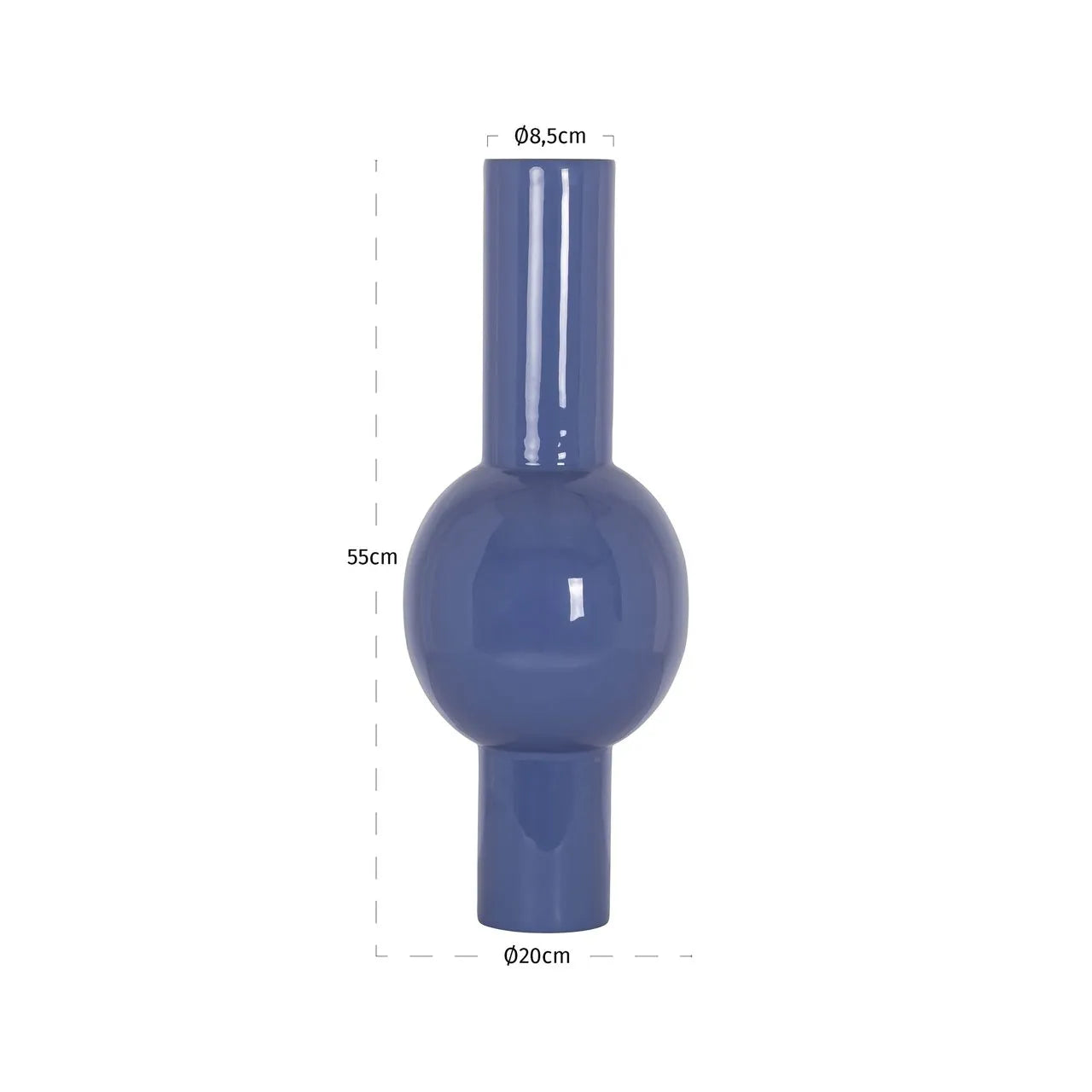 Richmond Interiors Novar Very Peri Blue Vase