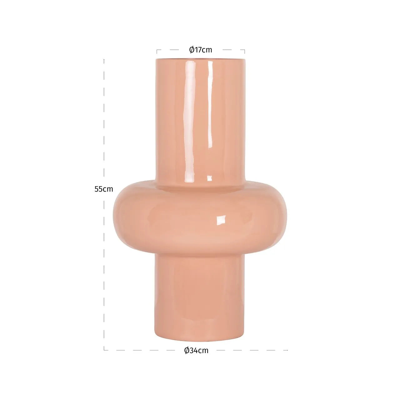 Richmond Interiors Alison Salmon Vase | Large