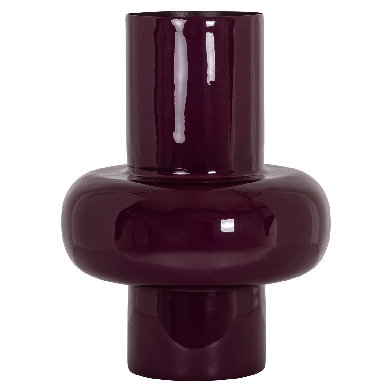 Vase Ashlyn burgundy small