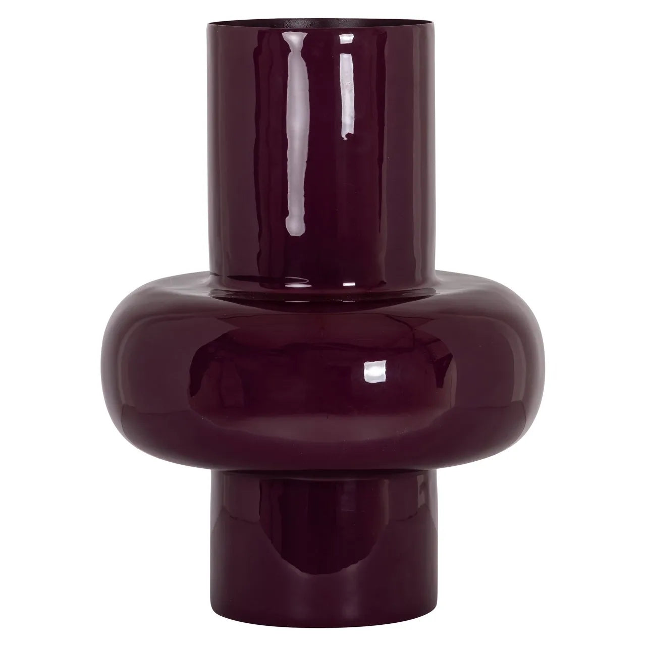 Richmond Interiors Ashlyn Burgundy Vase | Small